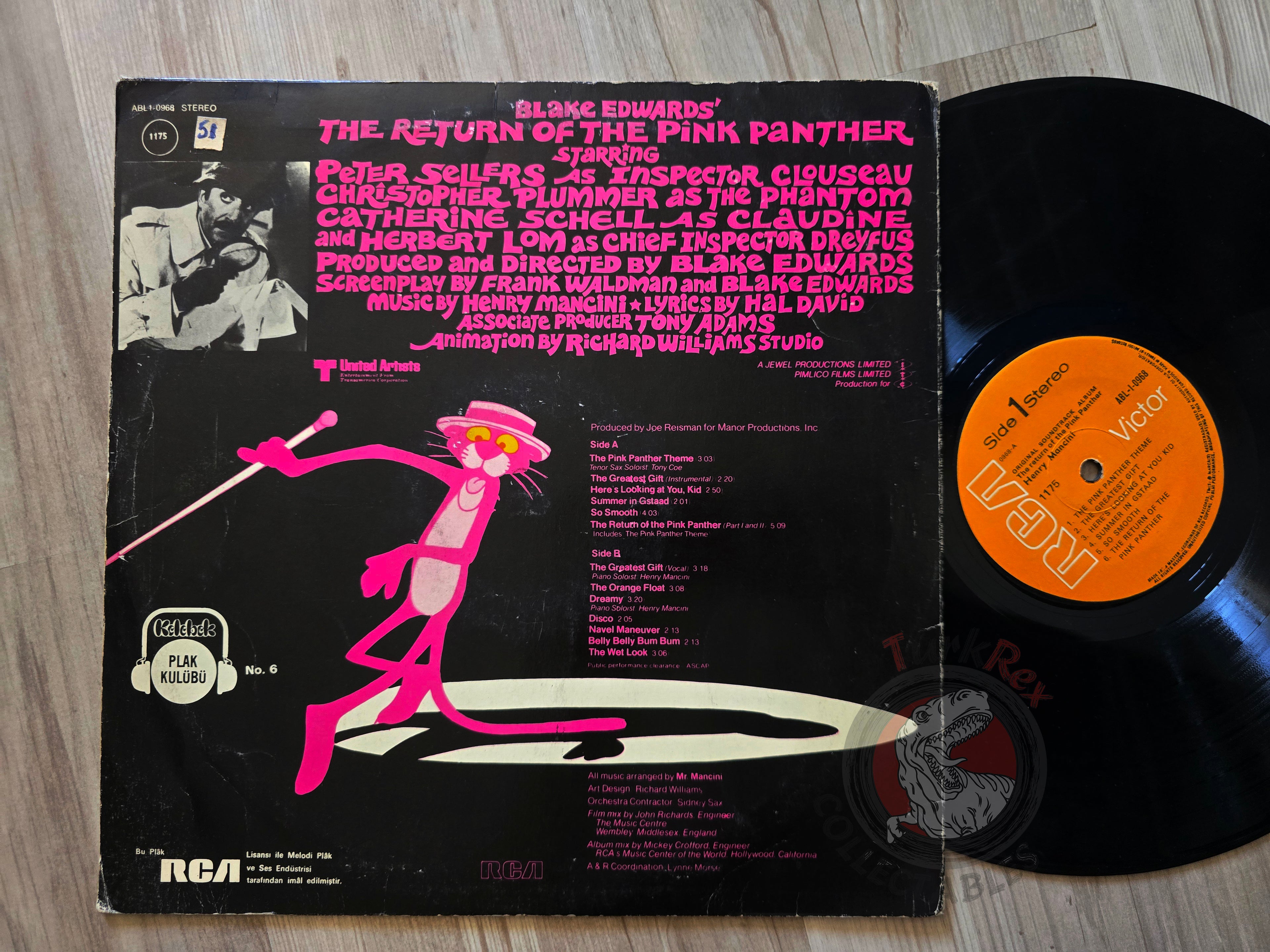 Henry Mancini – Blake Edwards' The Return Of The Pink Panther Turkish Pressing Vinyl Turkey Edition