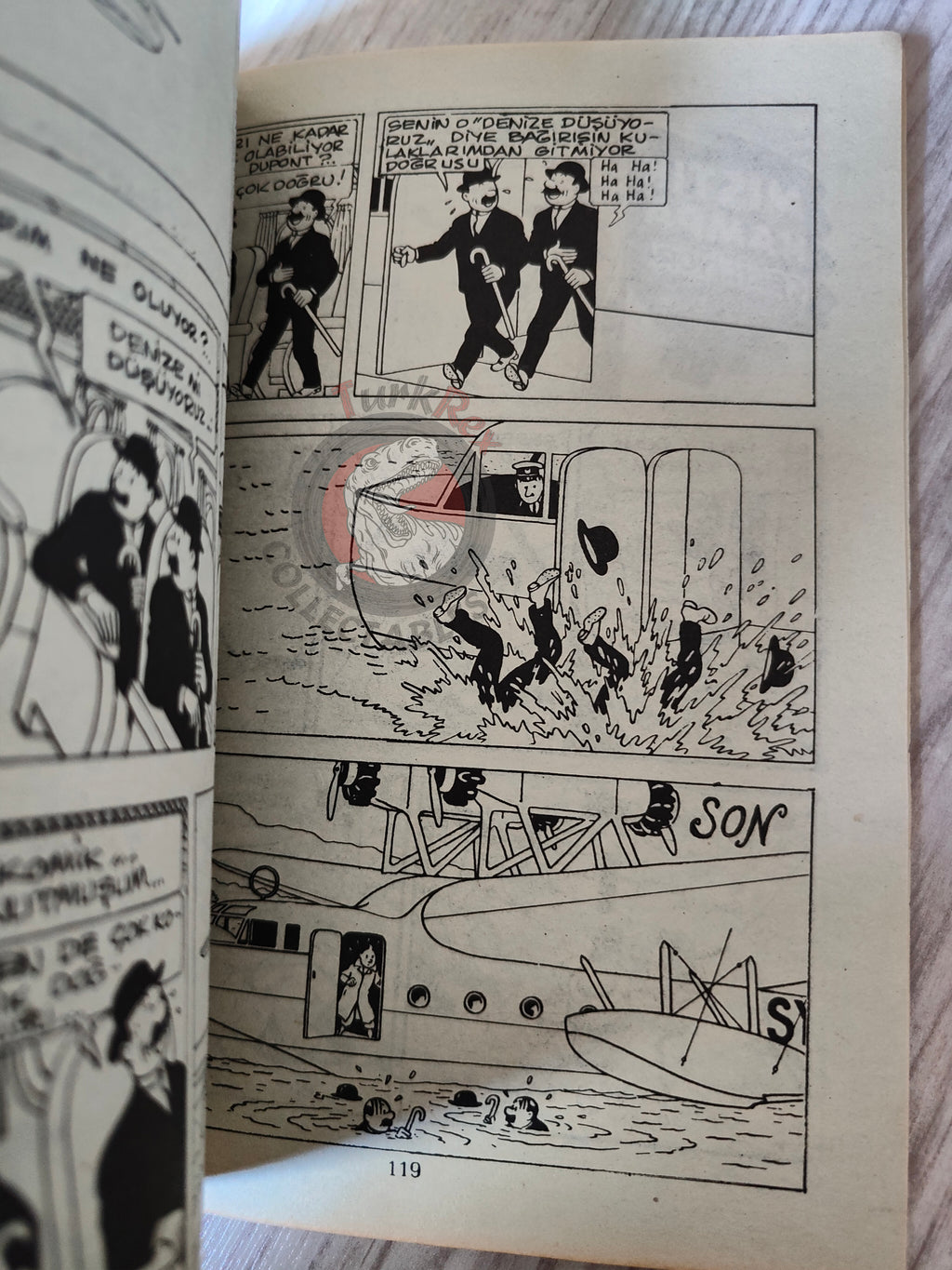 Tintin – King Ottokar’s Sceptre mid 1980s Turkish Edition Comic Turkey 1