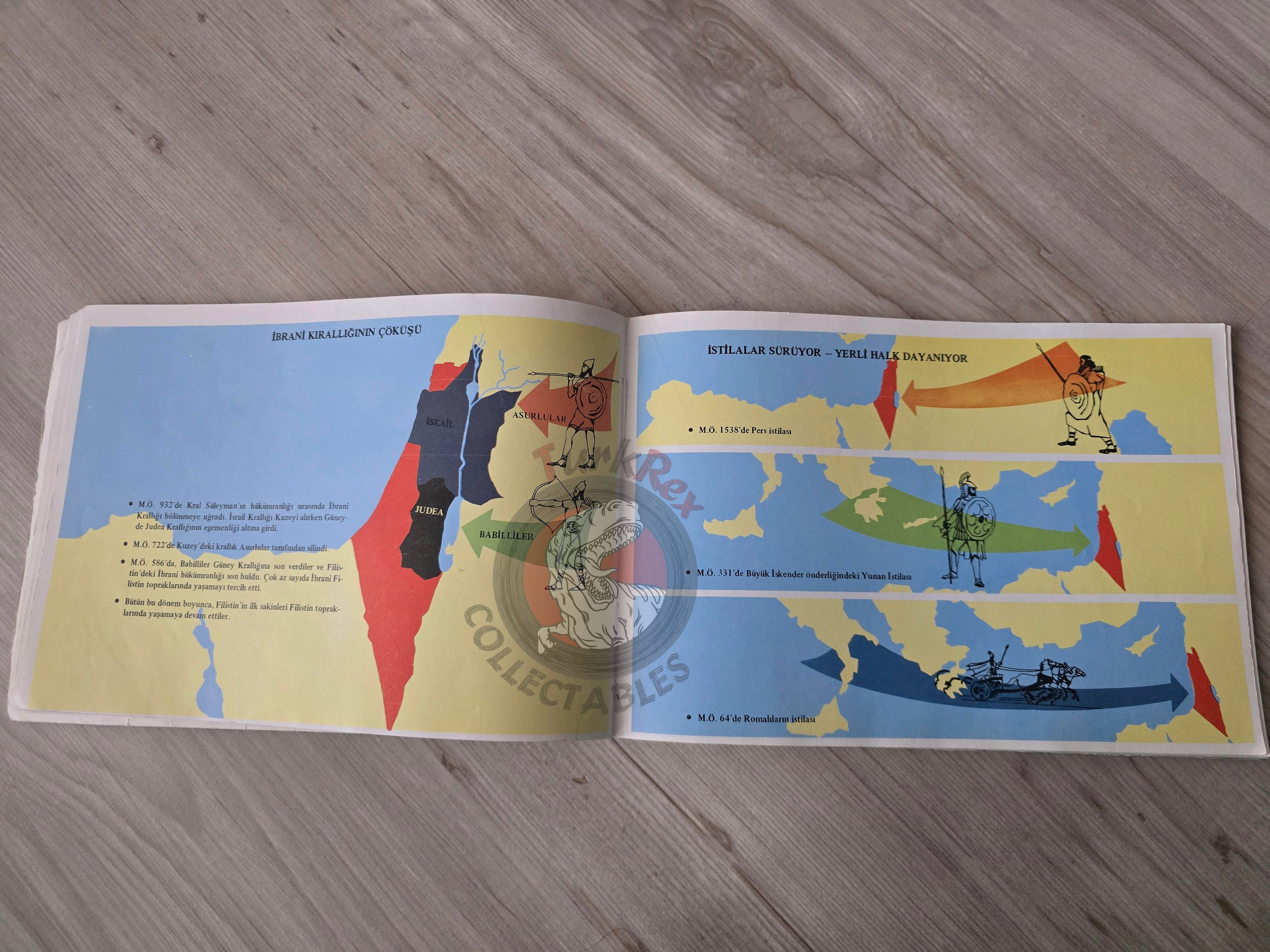 Illustrated Political History of Palestine 1980 PLO Propaganda Turkish Book Turkey