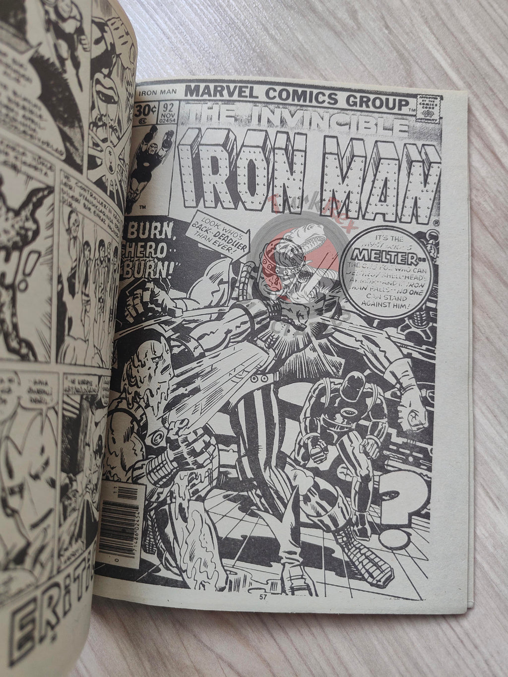 Iron Man #6 Demir Adam 1989 Turkish Comic Turkey #89 #90 #91 #92