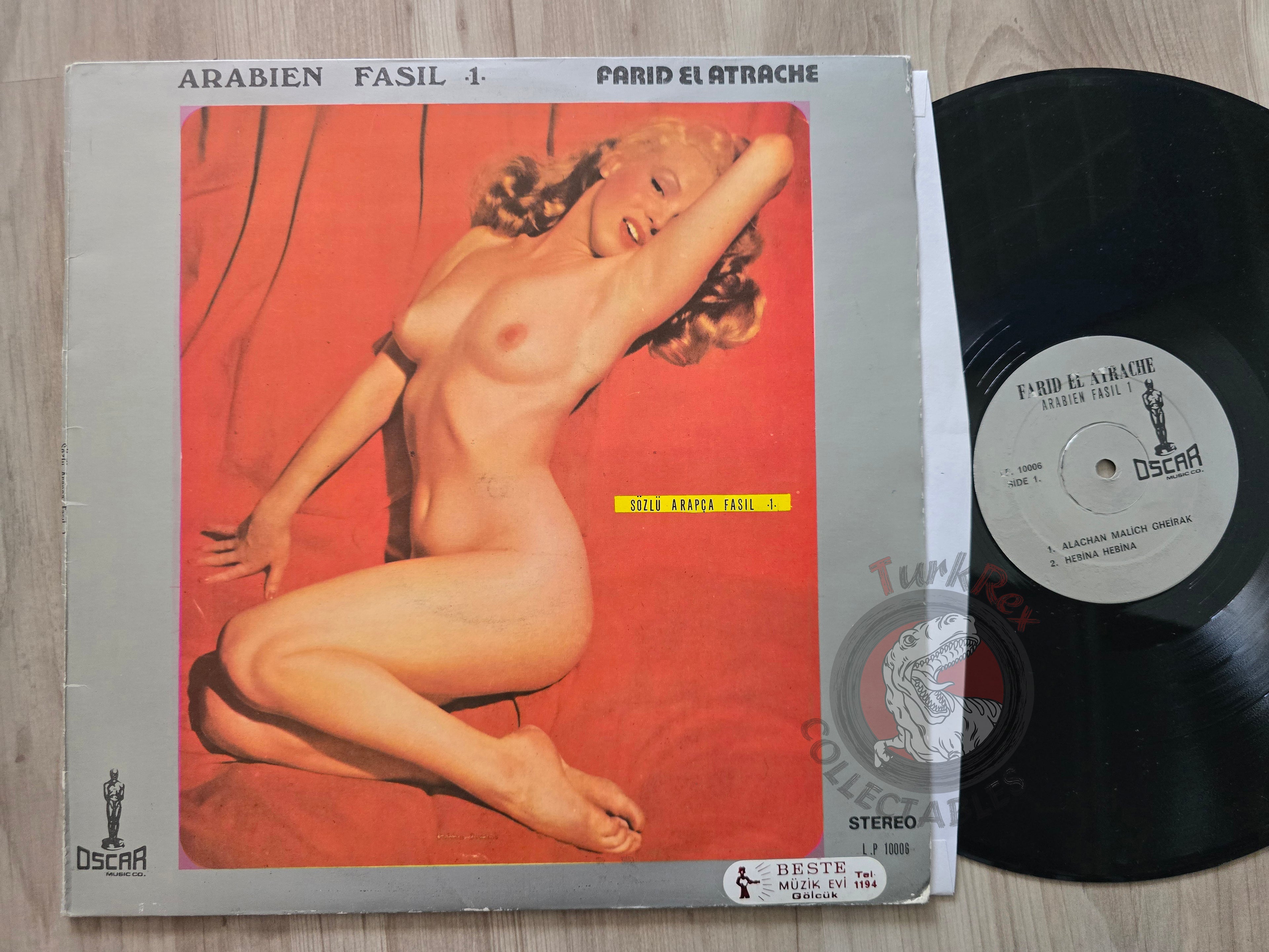 Marilyn Monroe Cover Farid El Atrache – Arabien Fasıl 1 Turkish Pressing Vinyl Turkey Edition