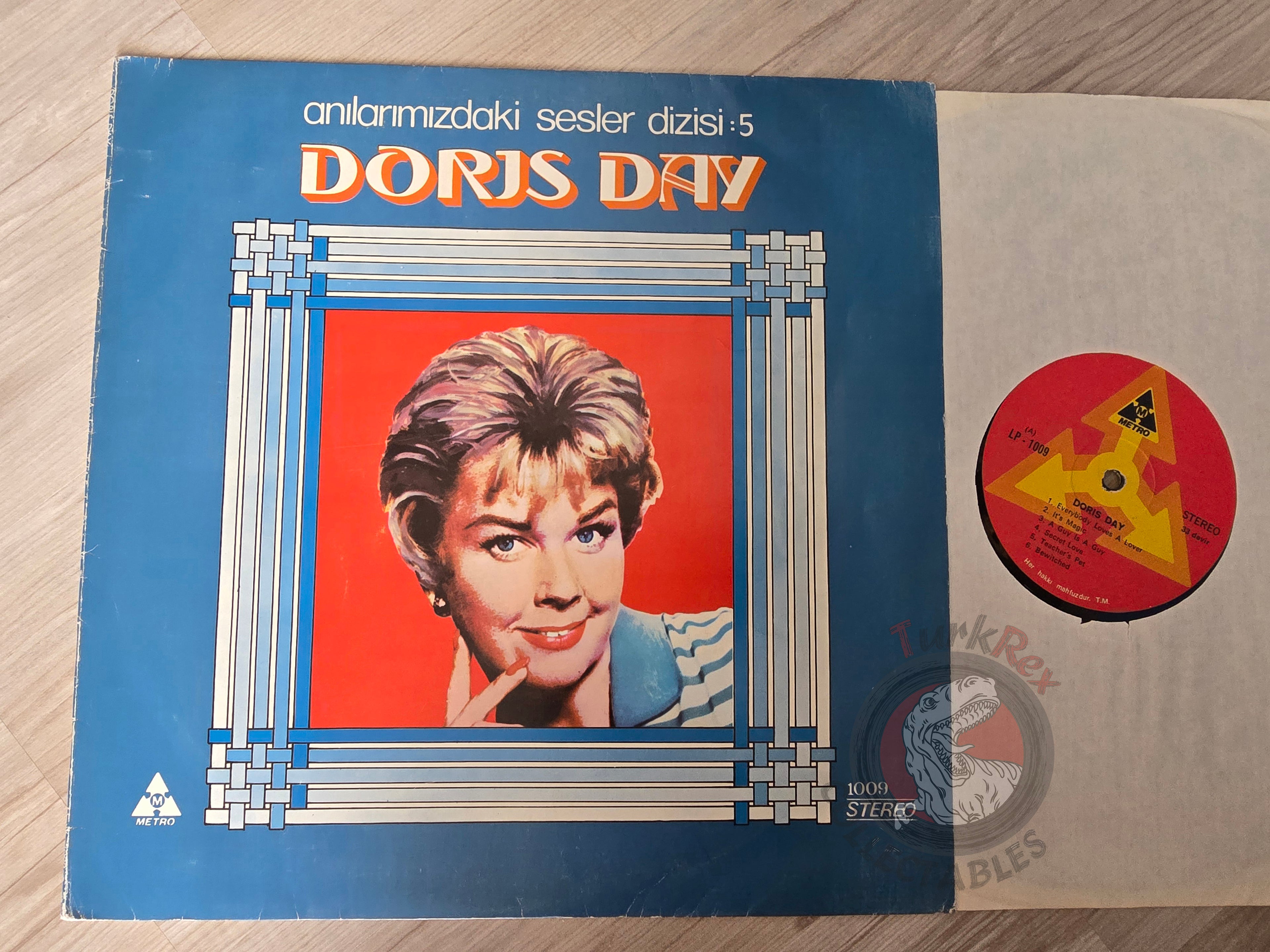 Doris Day – Anılarımızdaki Sesler Dizisi 5 Turkish Pressing Vinyl Turkey Edition