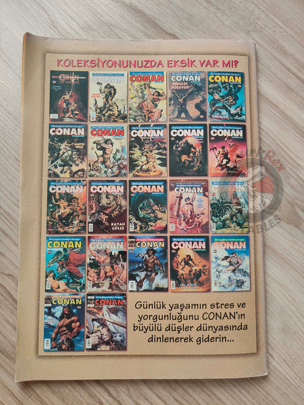 Conan The Barbarian #2 2001 Turkish Comic Turkey #61 #62 #63