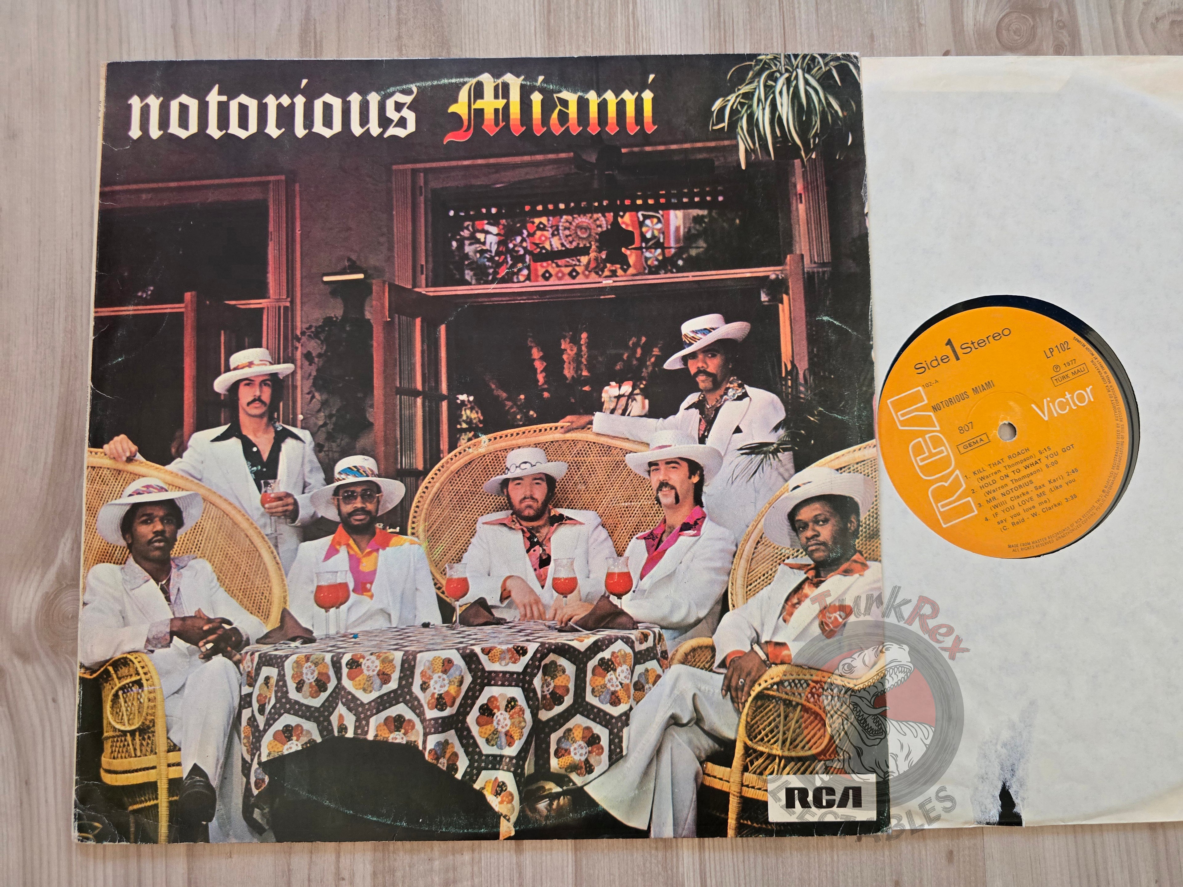 Miami – Notorious Miami Turkish Pressing Vinyl Turkey Edition