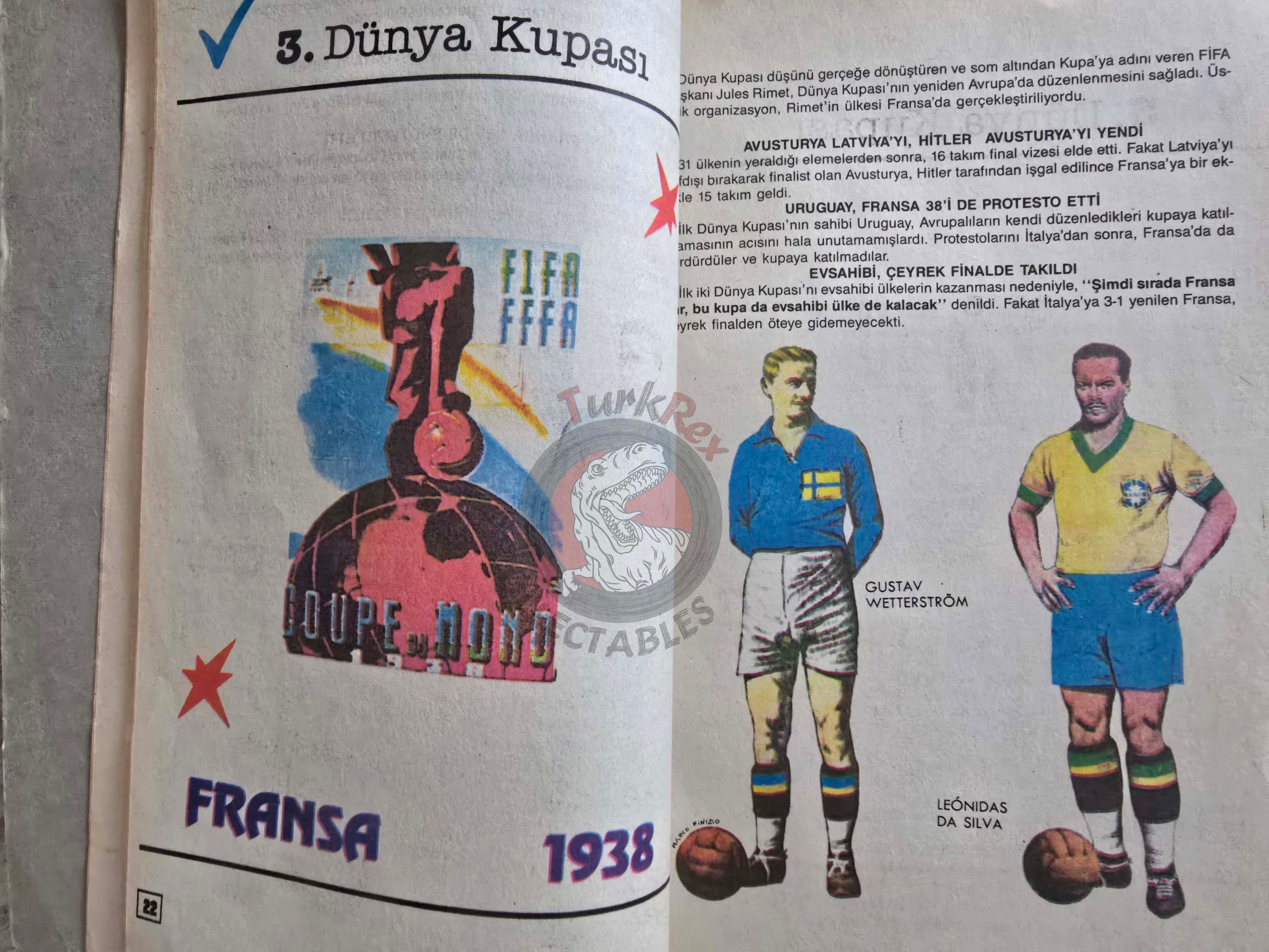 World Cup History Football 1990 Turkish Book Turkey Maradona Jupp Derwall