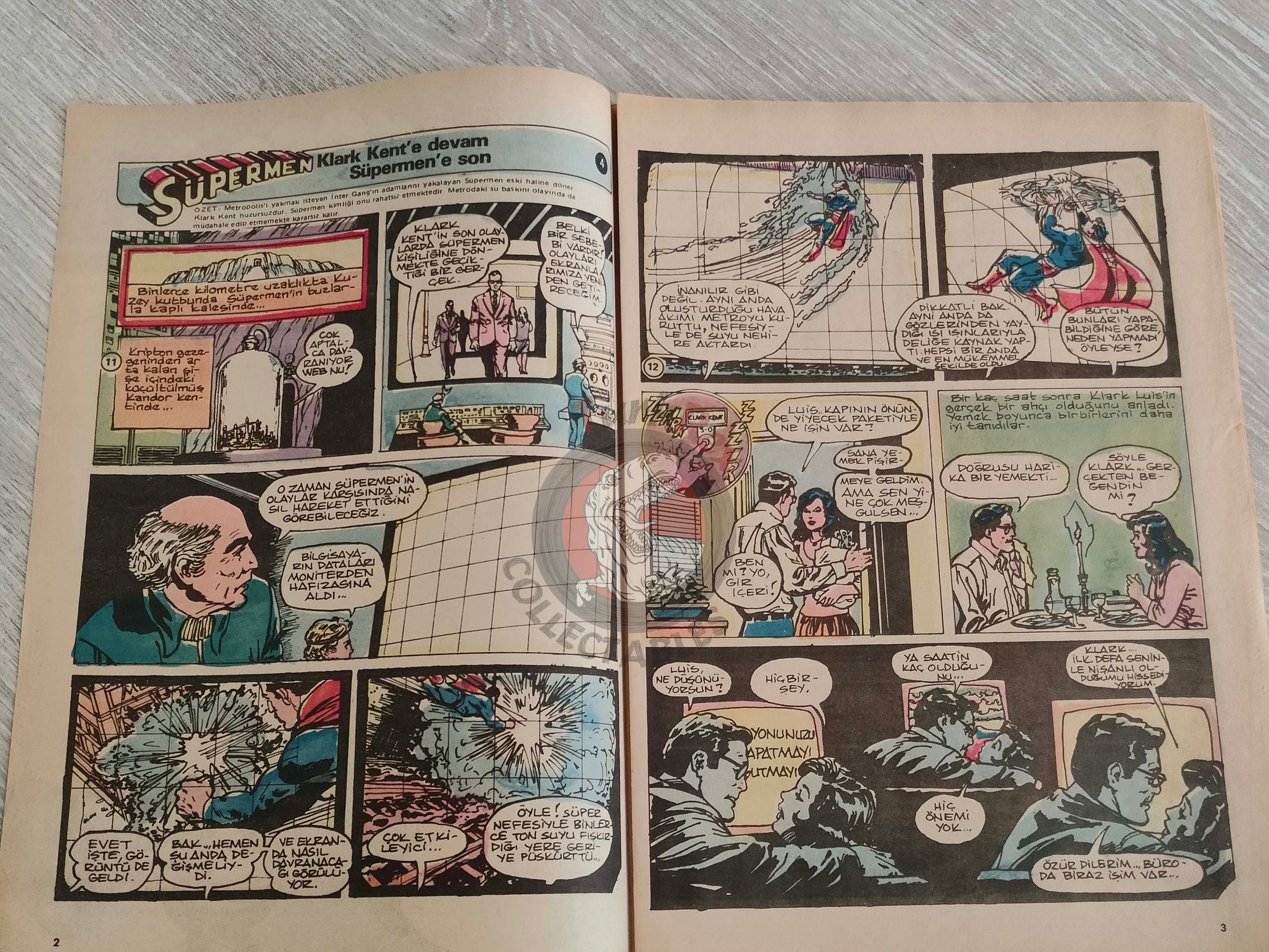 Tercüman Çocuk #39 1982 Turkish Comic Turkey Superman Star Wars #28 The Flintstones Thorgal Larry Yuma