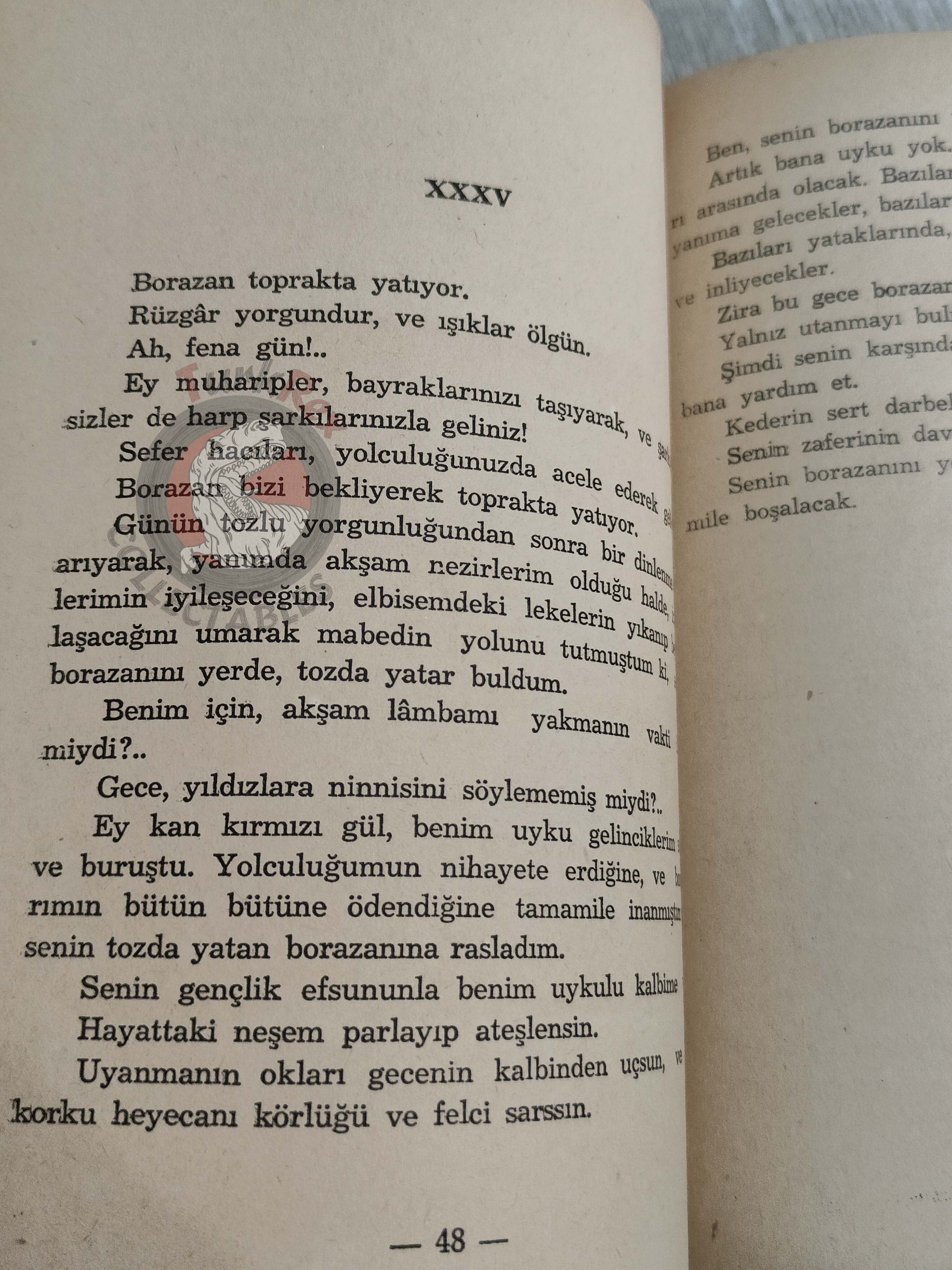 Rabindranath Tagore – Fruit Gathering 1944 Turkish Book Turkey