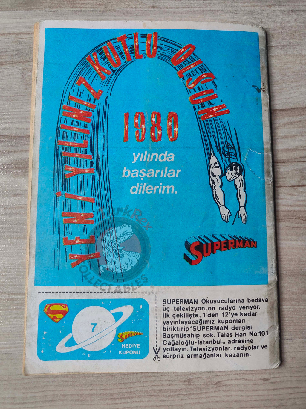 Superman #7 1979 Turkish Comic Turkey #329 Superboy #232 Fuss Pot Norman Mansbridge