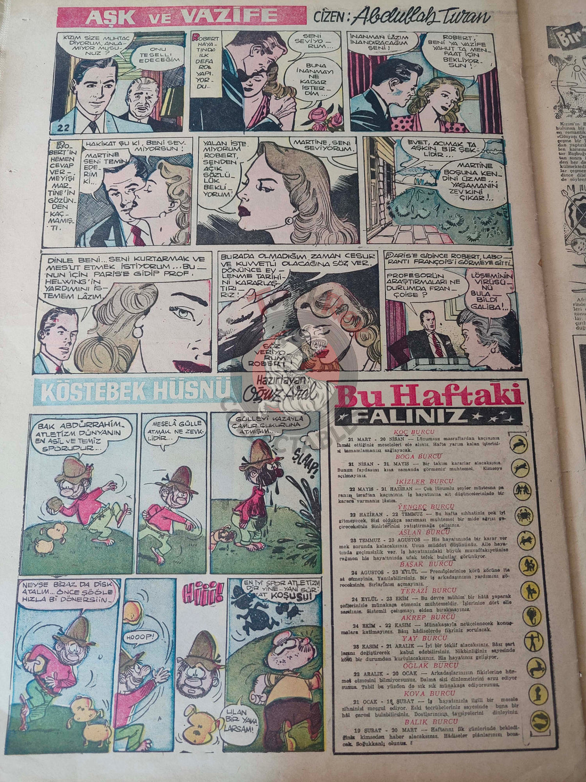 Pazar 1959 Giorgia Moll Turkish Mag Comic Turkey Superman Wayne Boring Stan Drake Beth Rogan