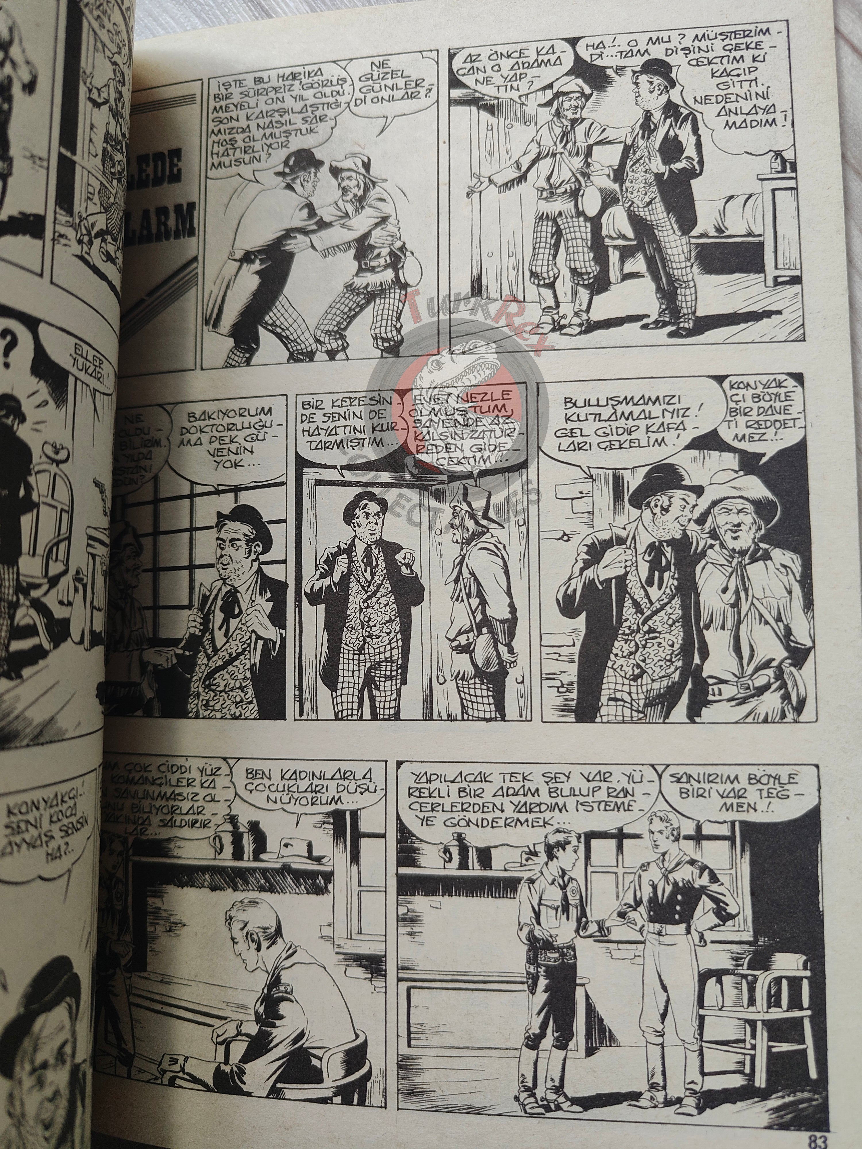 Capitan Miki #1 Il Ranger del Nevada Turkish Comic Turkey EsseGesse