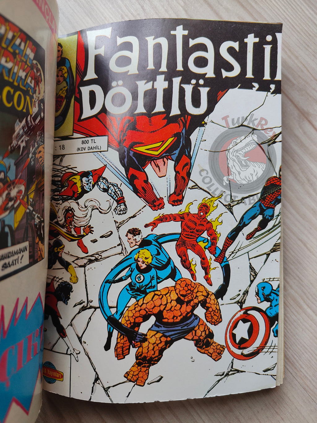 Fantastic Four Special Issue 1989 Turkish Comic Turkey #245 - #258