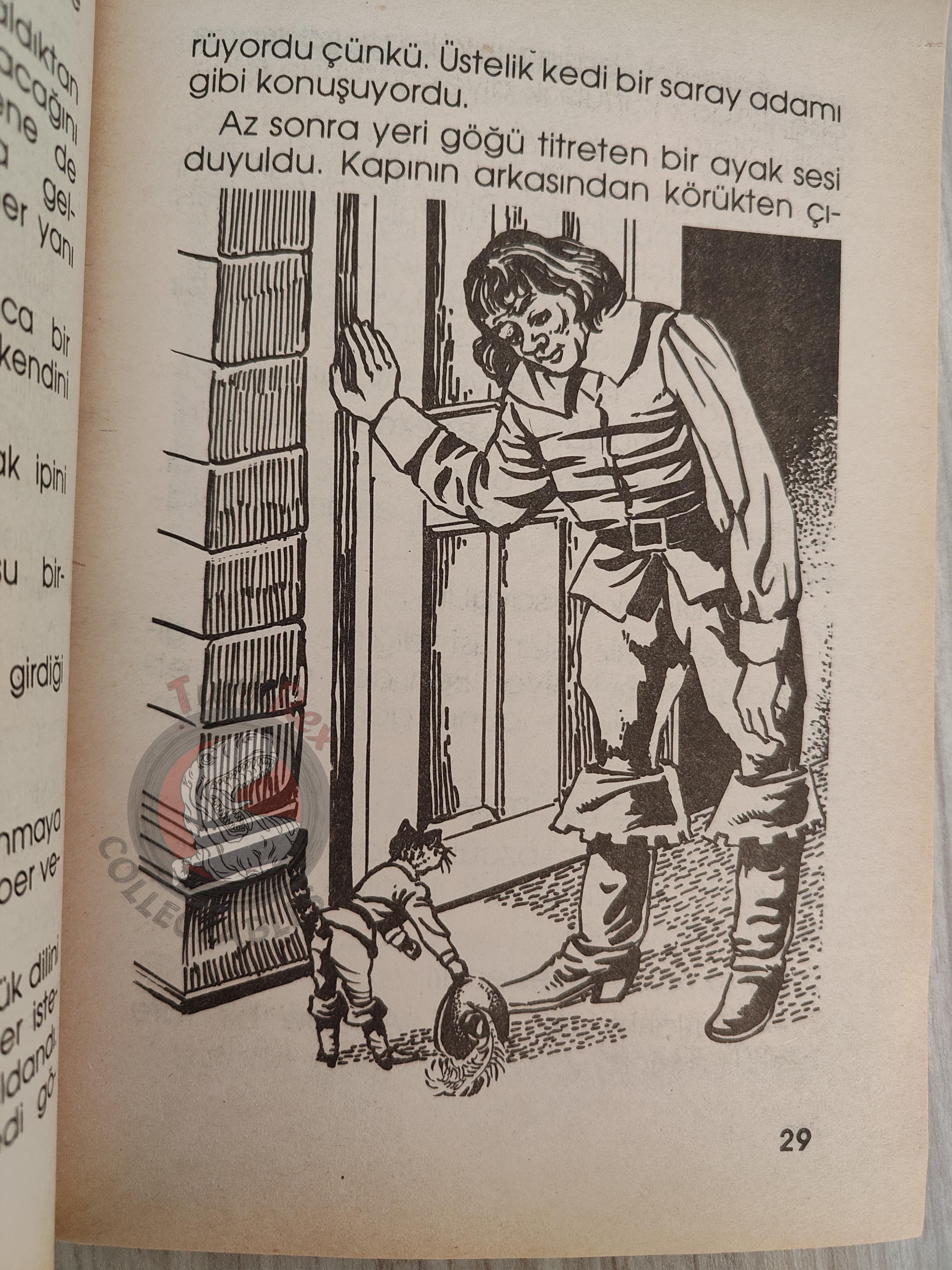 Puss in Boots – Grimm Brothers 1992 Turkish Book Turkey Illustrated
