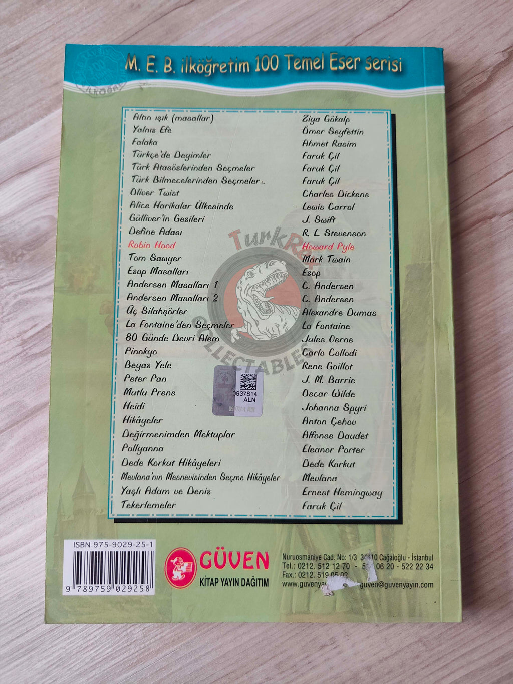 Robin Hood – Howard Pyle 2005 Turkish Book Turkey Illustrated