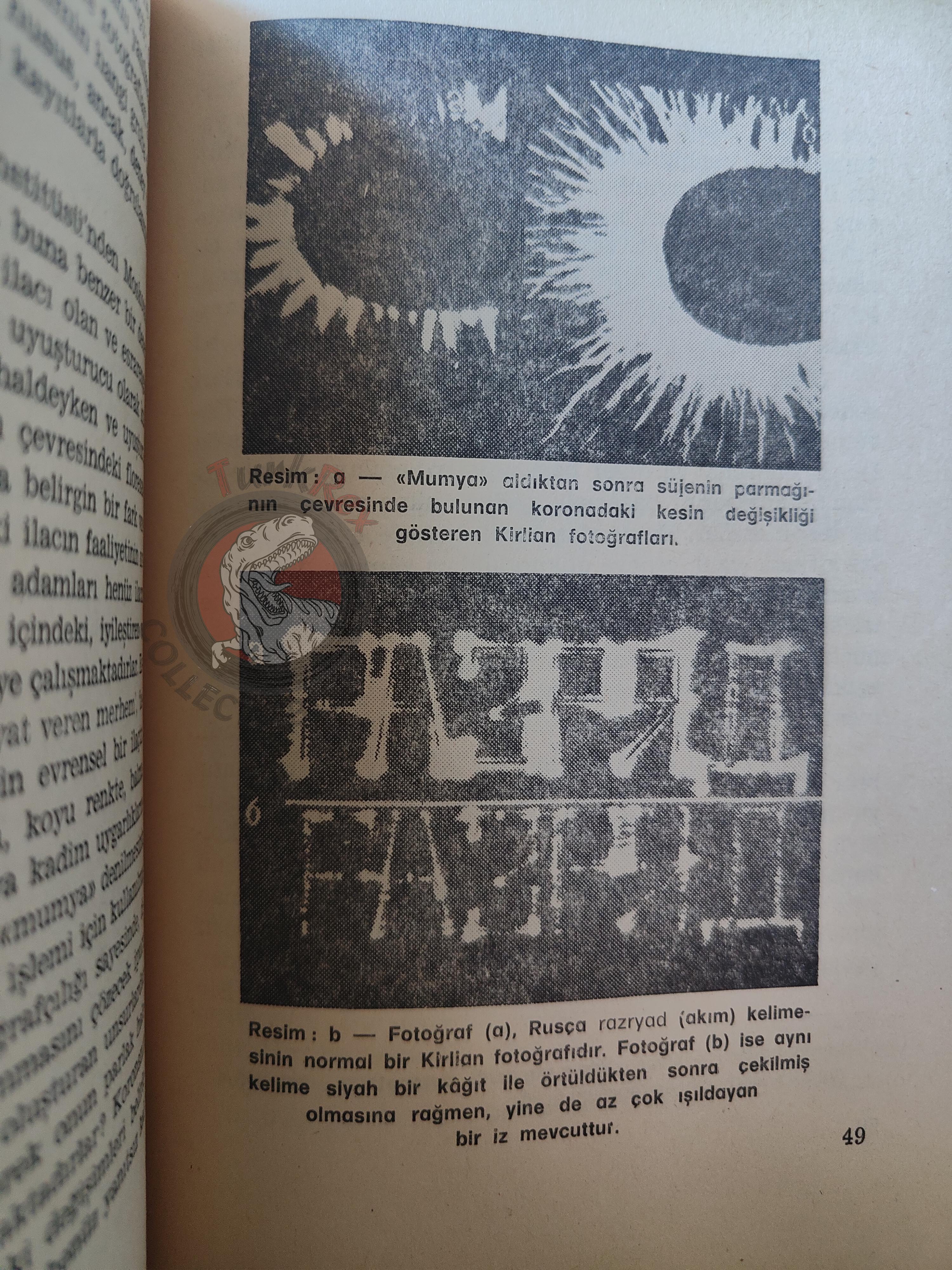 Kirlian Photography 1979 Turkish Book Turkey Parapsychology Bioenergy