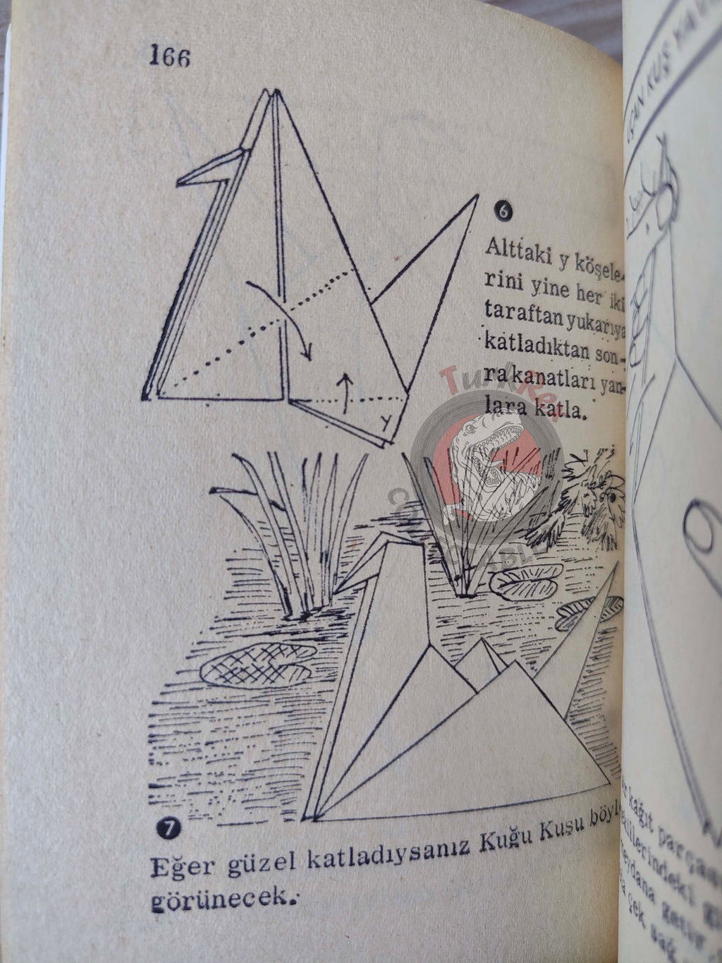 Origami: Paper Folding  1972 HC/DJ Turkish Book Turkey Illustrated