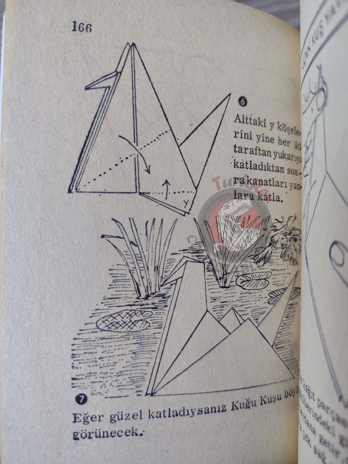 Origami: Paper Folding  1972 HC/DJ Turkish Book Turkey Illustrated