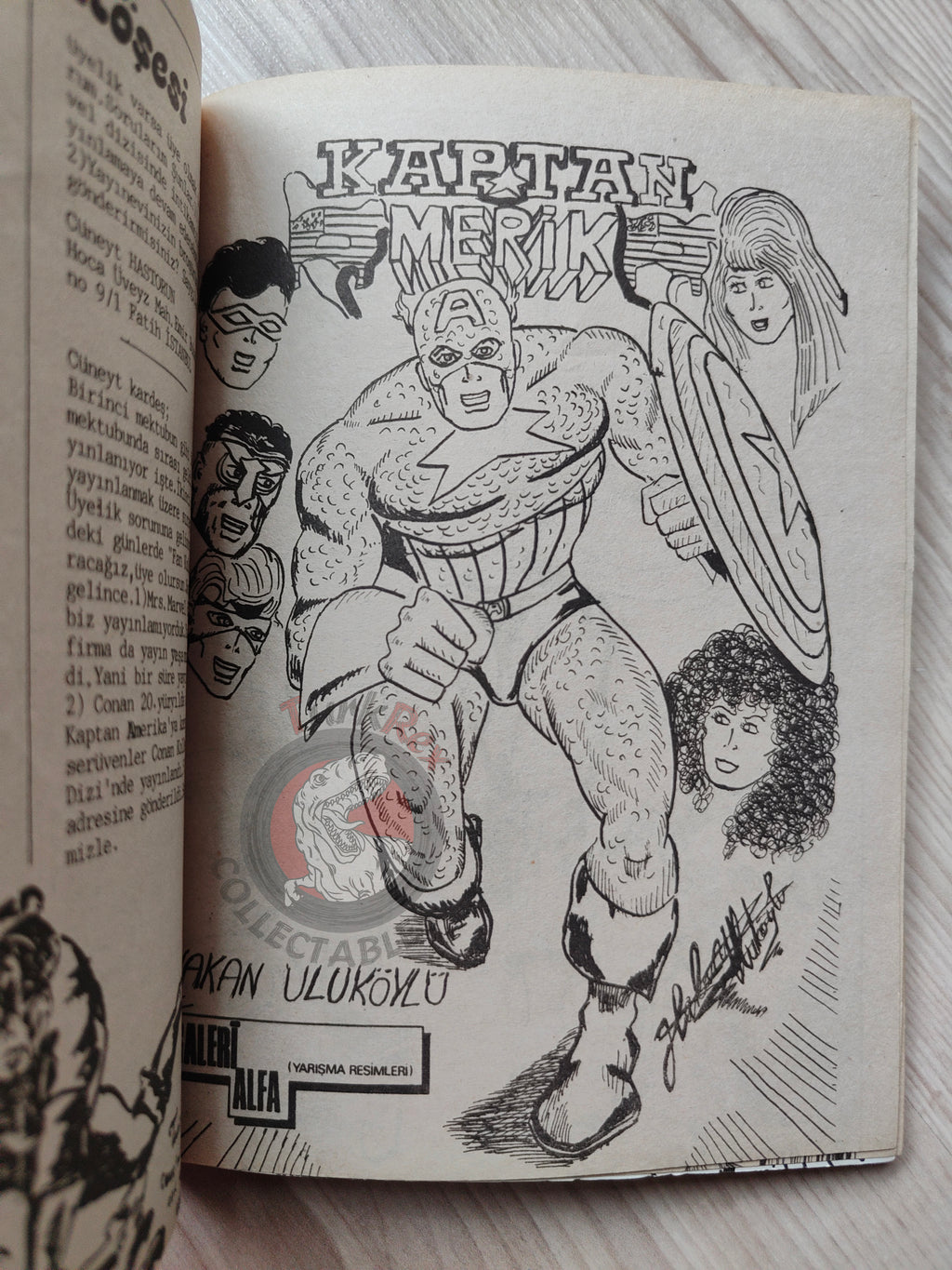 Captain America – Volume 7 1989 Turkish Comic Turkey Falcon