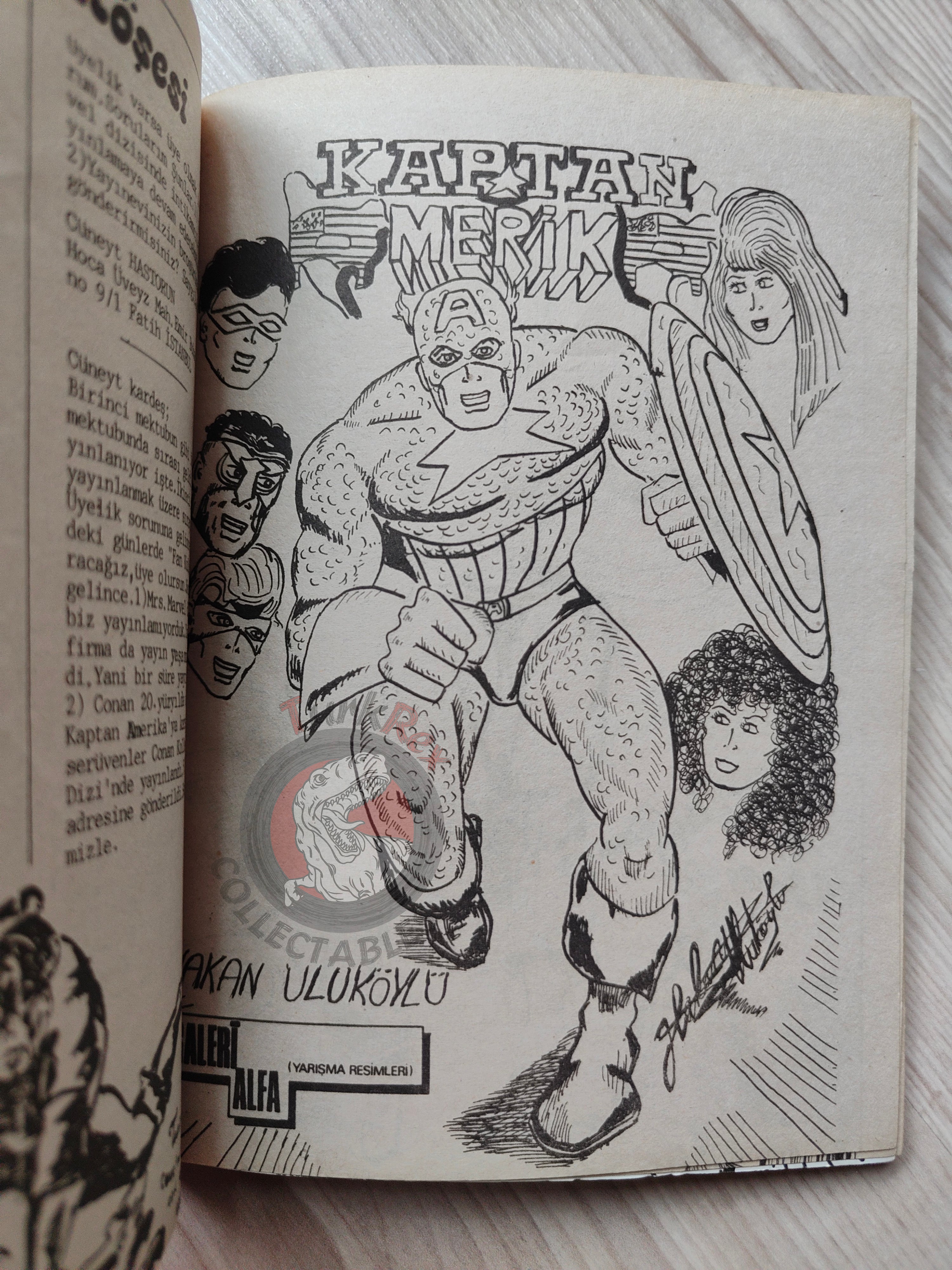 Captain America – Volume 7 1989 Turkish Comic Turkey Falcon