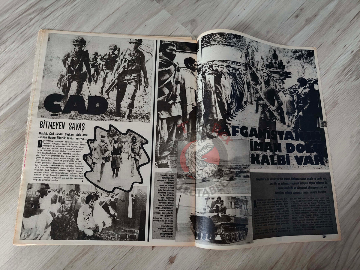 Hayat 1981 A World at War Turkish Mag Turkey Middle East Iran Iraq Israel Lebanon PLO Chad Vietnam Cambodia