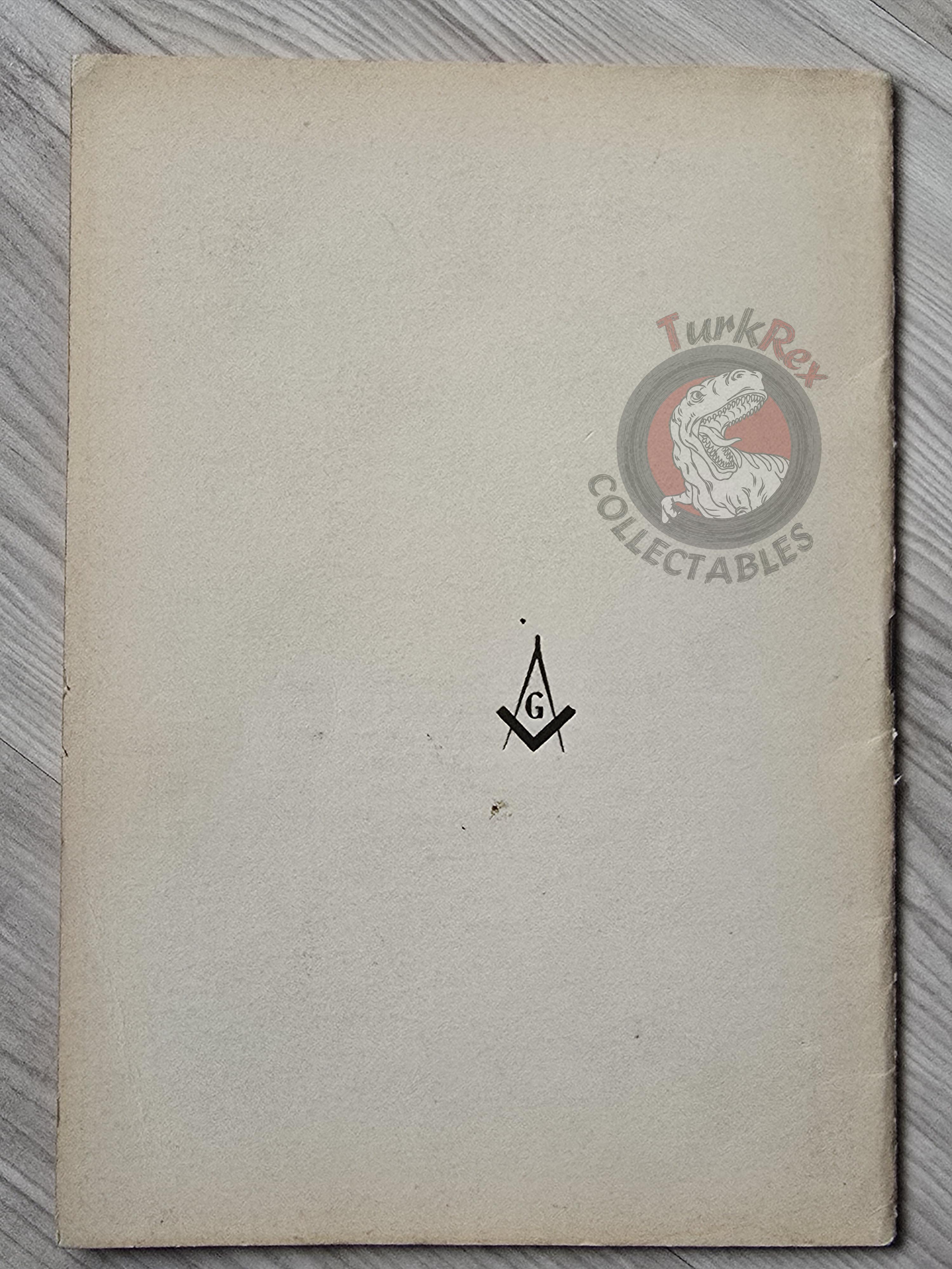 Turkish Freemasonry Masonic Journal 1962 Magazine Masonic Masons of Turkey