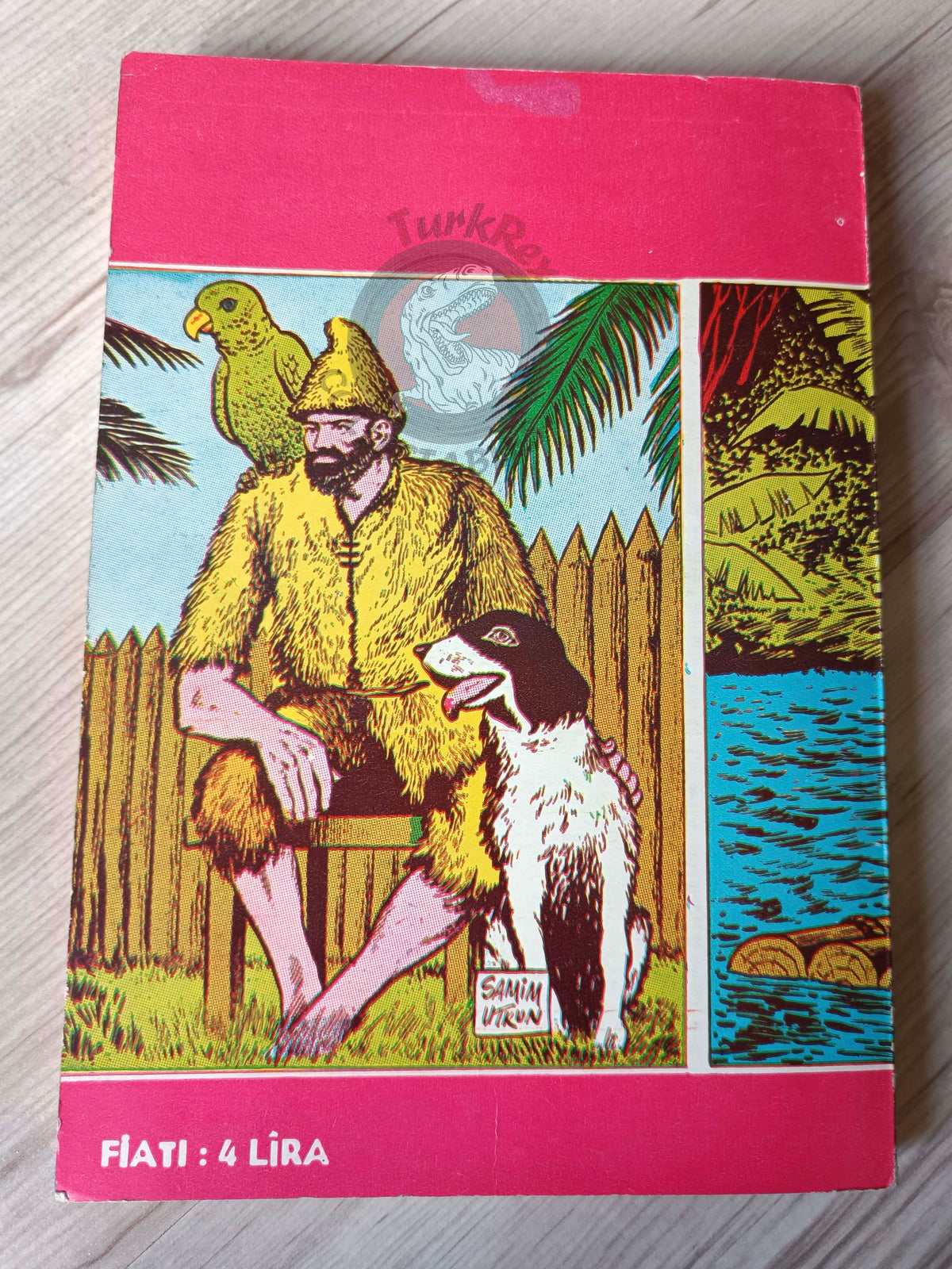 Daniel Defoe – Robinson Crusoe 1965 Turkish Book Turkey Illustrated
