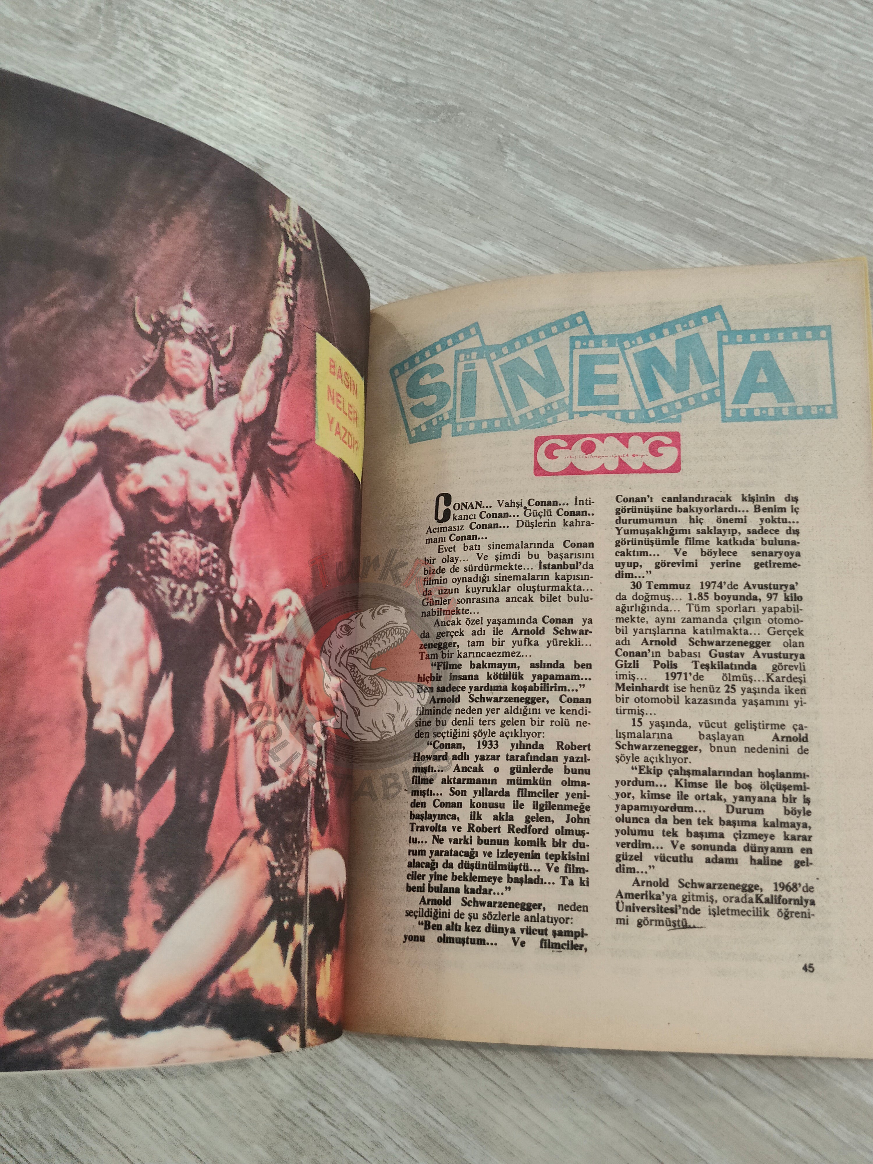 Conan Renkli #6 Turkish Comic Turkey The Savage Sword of #19 CTB #120 Movie