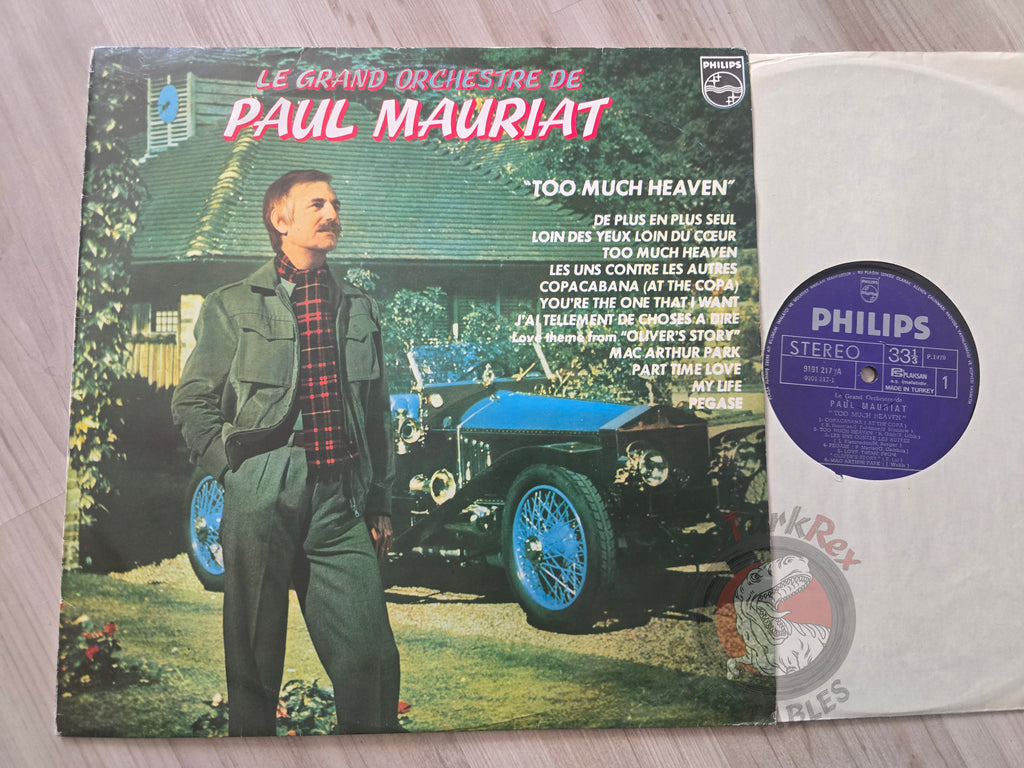 Paul Mauriat – Too Much Heaven Turkish Pressing Vinyl Turkey Edition