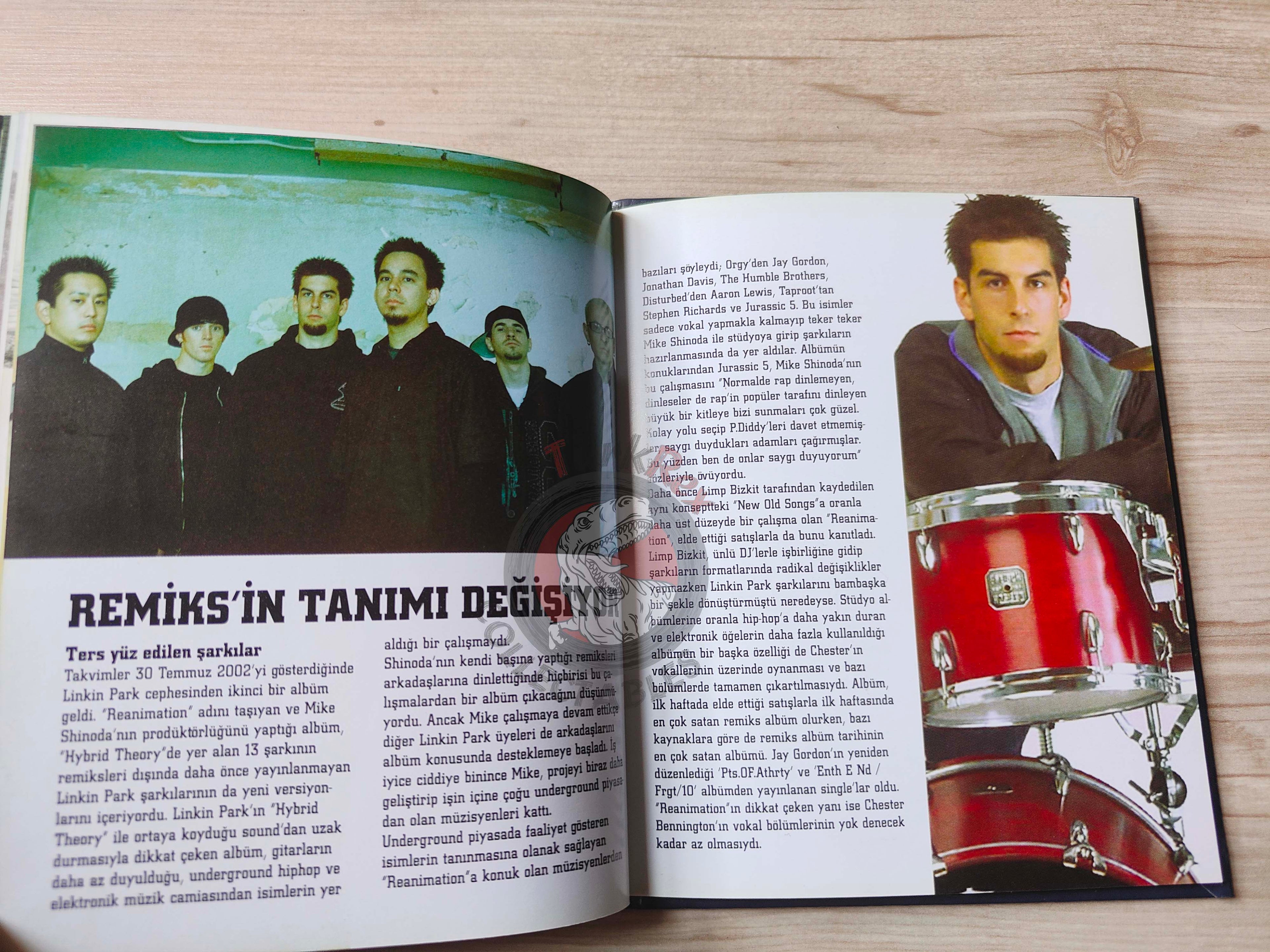 Linkin Park Biography Book 2007 HC 1st by Turkish Writer Book Turkey