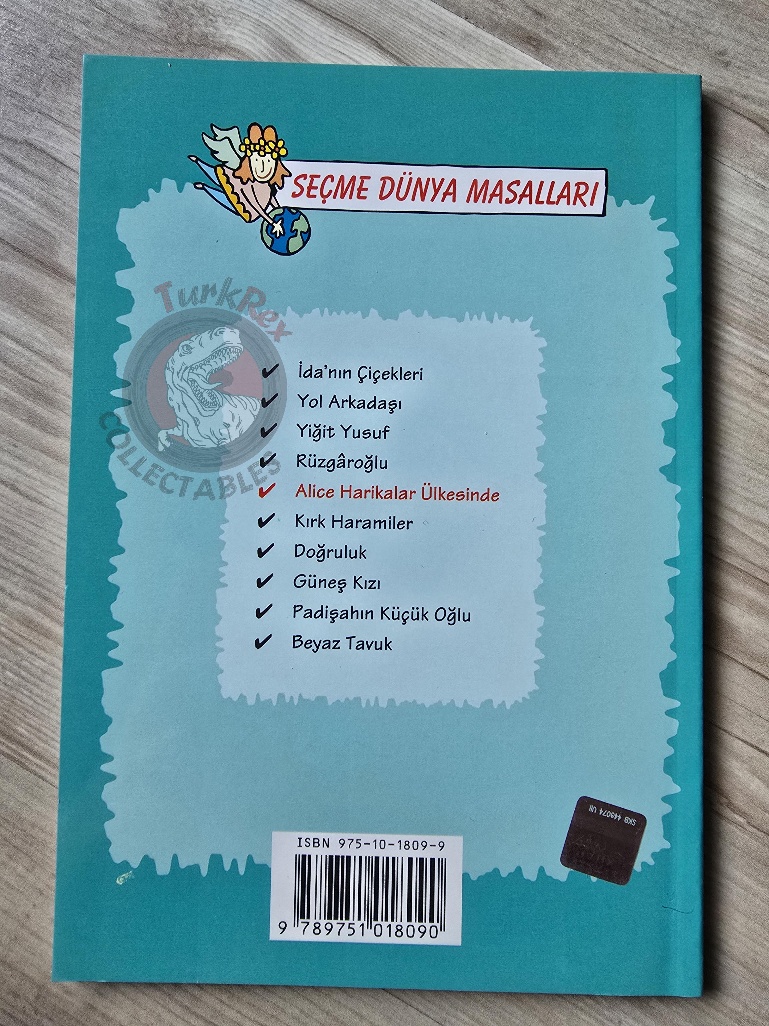 Lewis Carroll – Alice in Wonderland 2001 Turkish Book Turkey Illustrated