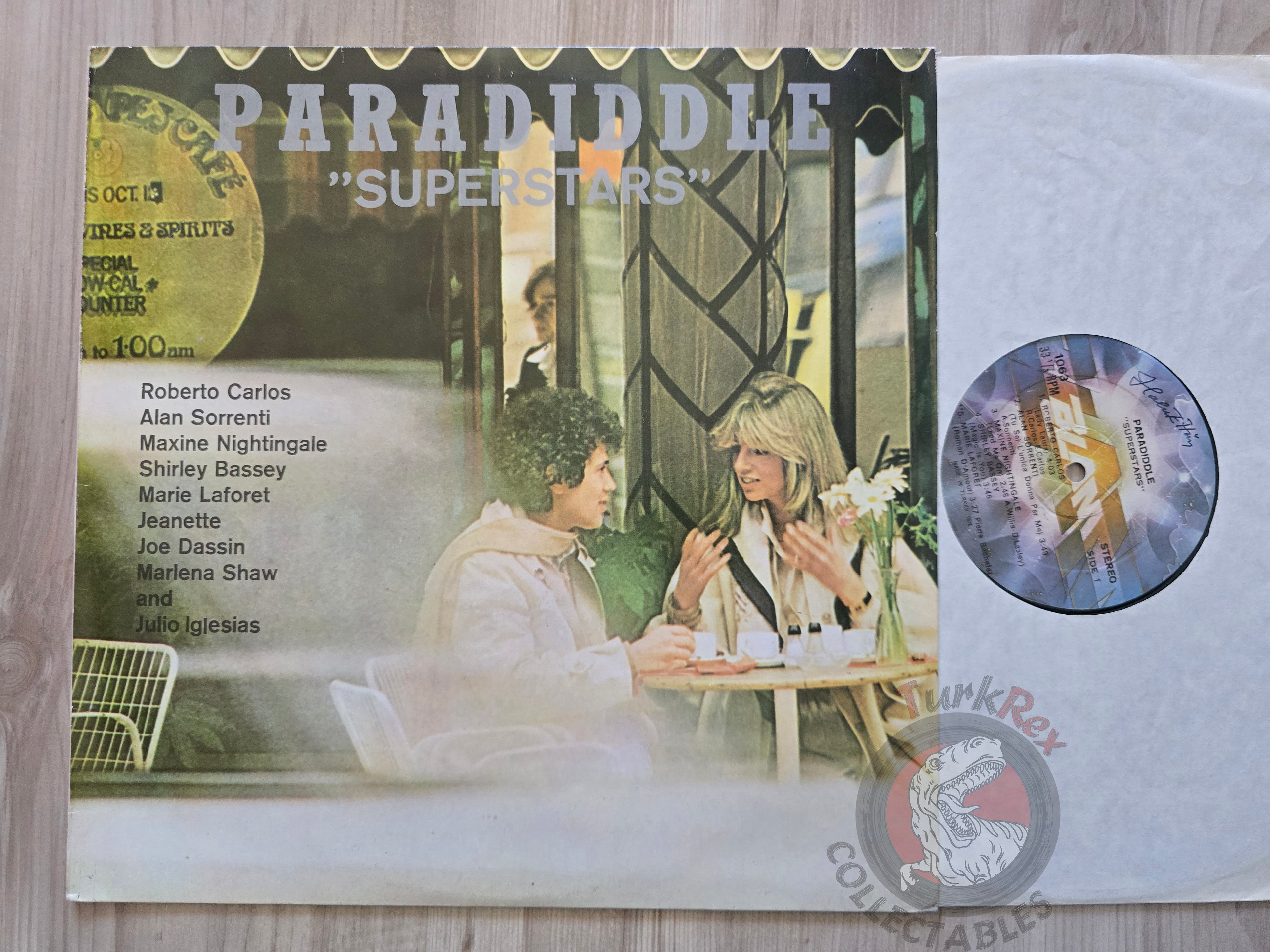 Various –  Paradiddle "Superstars"  Turkish Pressing Vinyl Turkey Edition