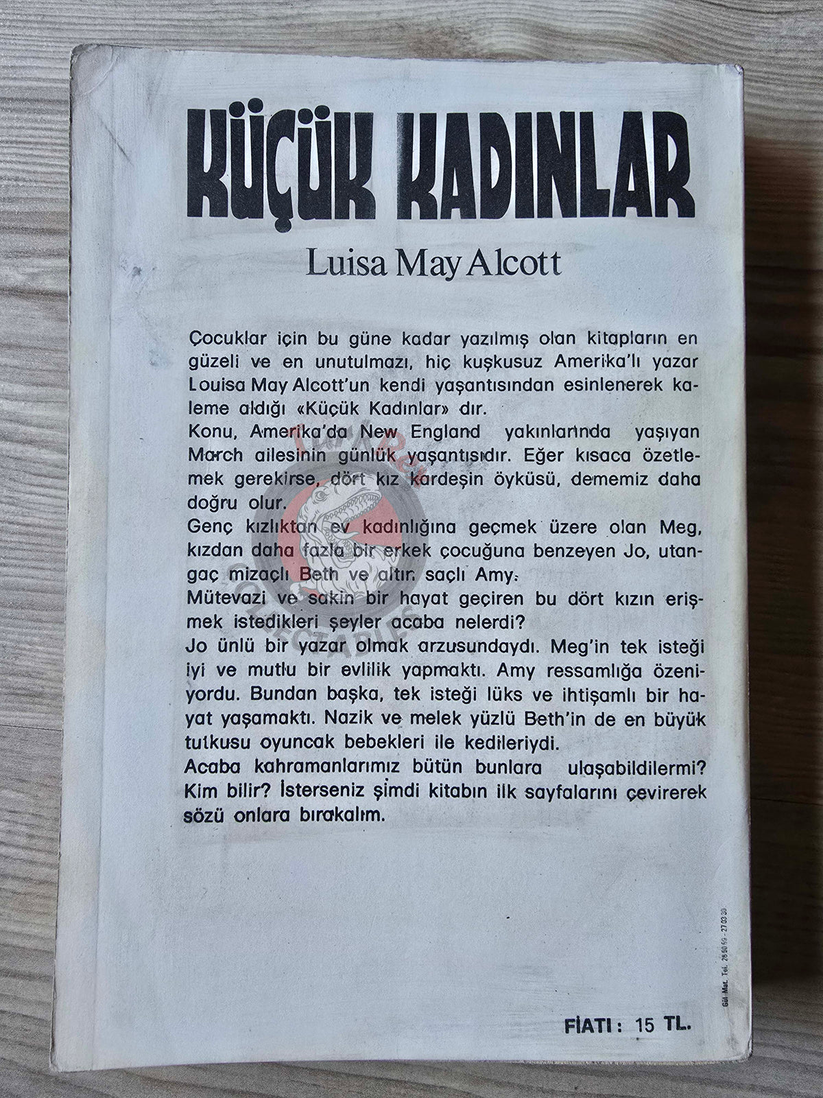 Louise M. Alcott – Little Women 1976 Turkish Book Turkey Illustrated