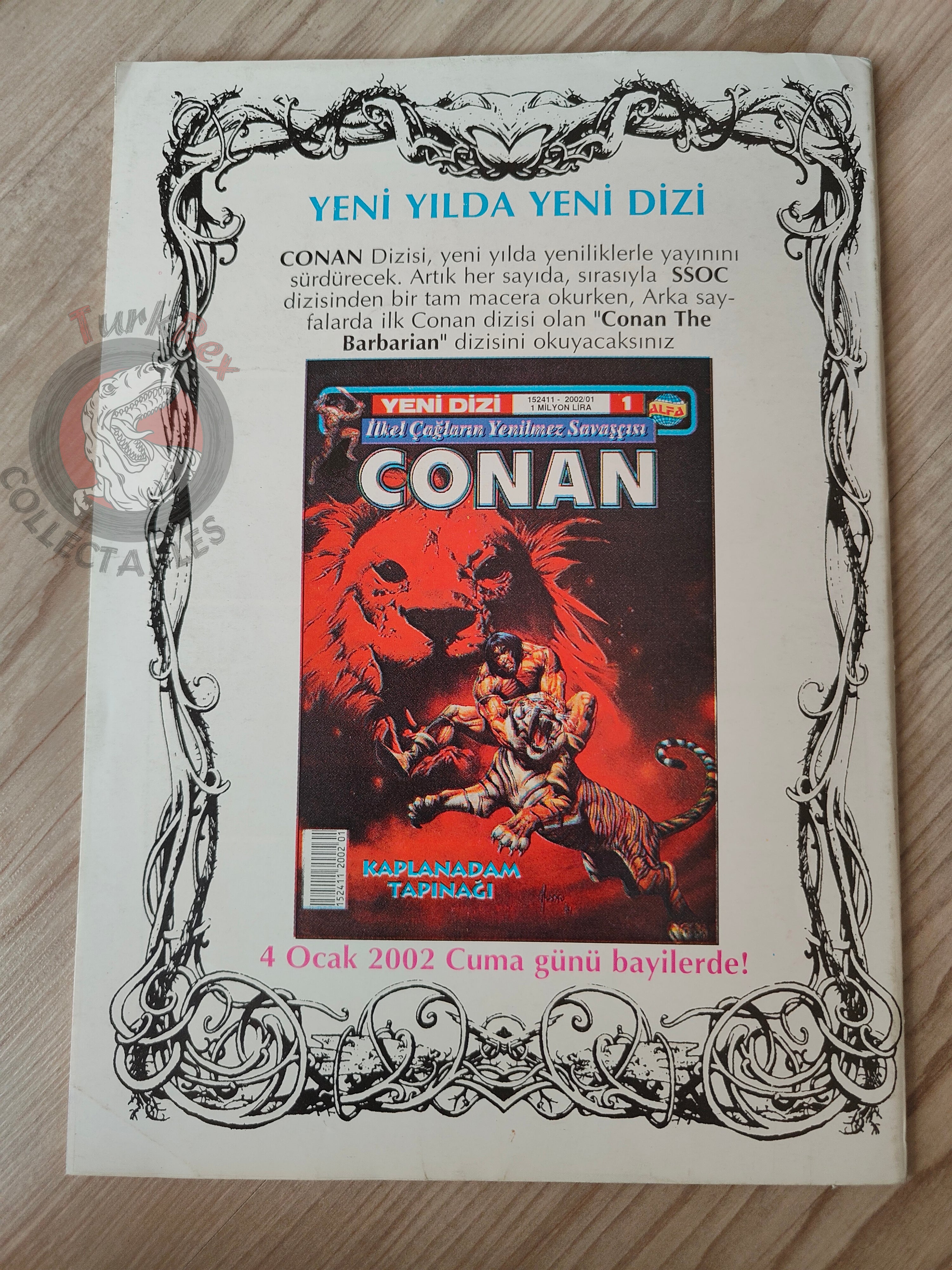 Imparator Conan #13 Conan the Barbarian King Size Annual #7 Turkish Comic Turkey Chris Achilleos