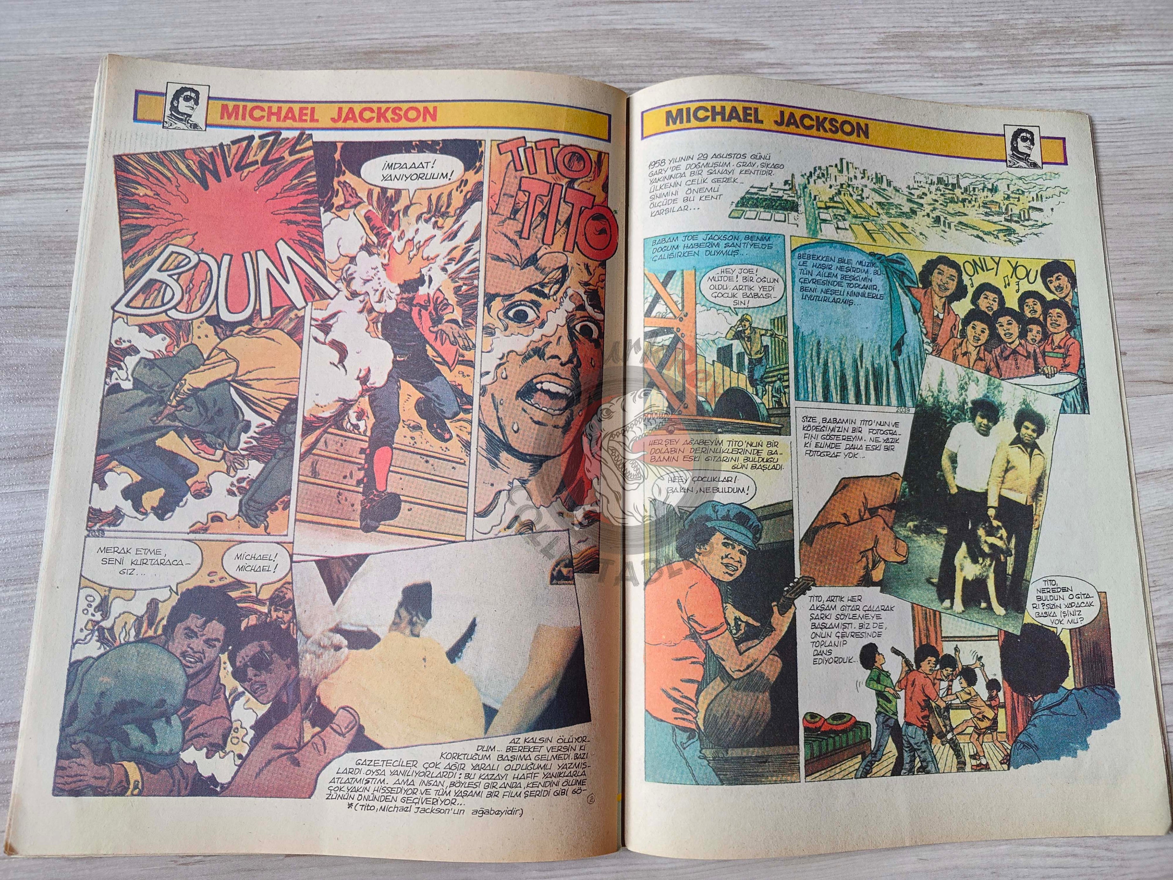 Milliyet Çocuk #49 1984 Turkish Comic Turkey Michael Jackson Lucky Luke Eric Castel Robin Dubois
