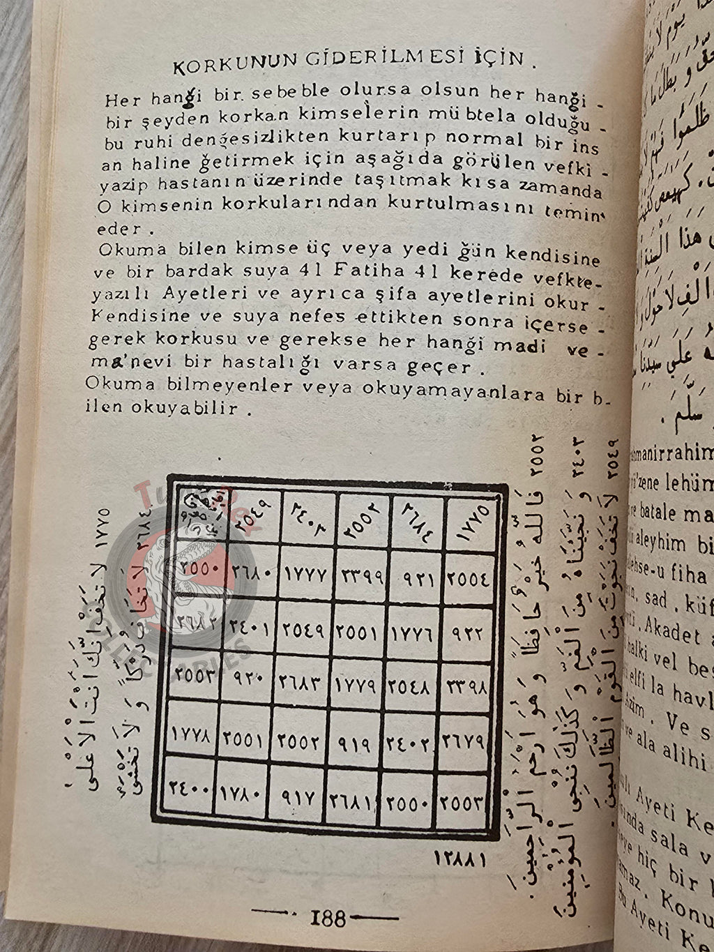 Hidden Sciences Vol 6 Islamic Occult Havass Vefq Spells Charm Turkish Book Islam Talisman