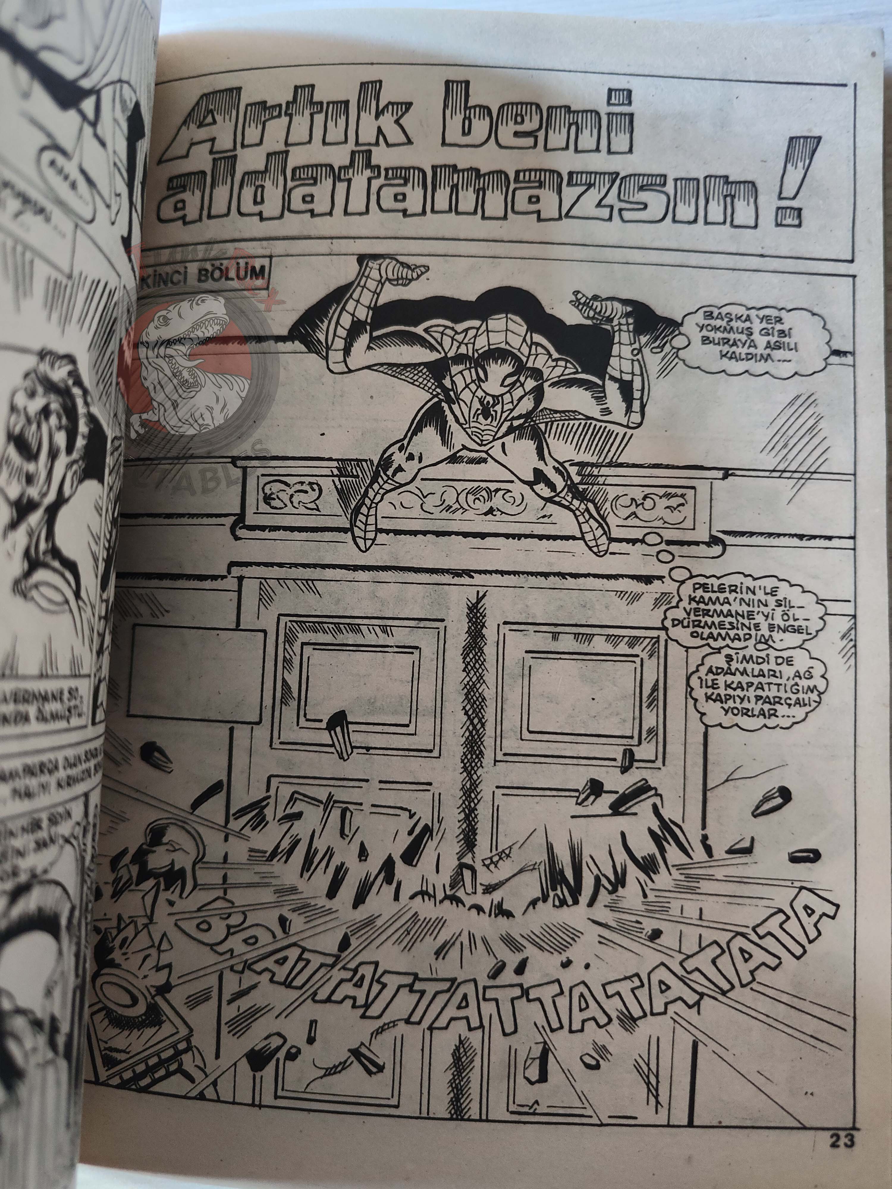 Spider-Man Vol #55 Turkish Comic Turkey Amazing #272 #273 Spectacular #111 Indiana Jones