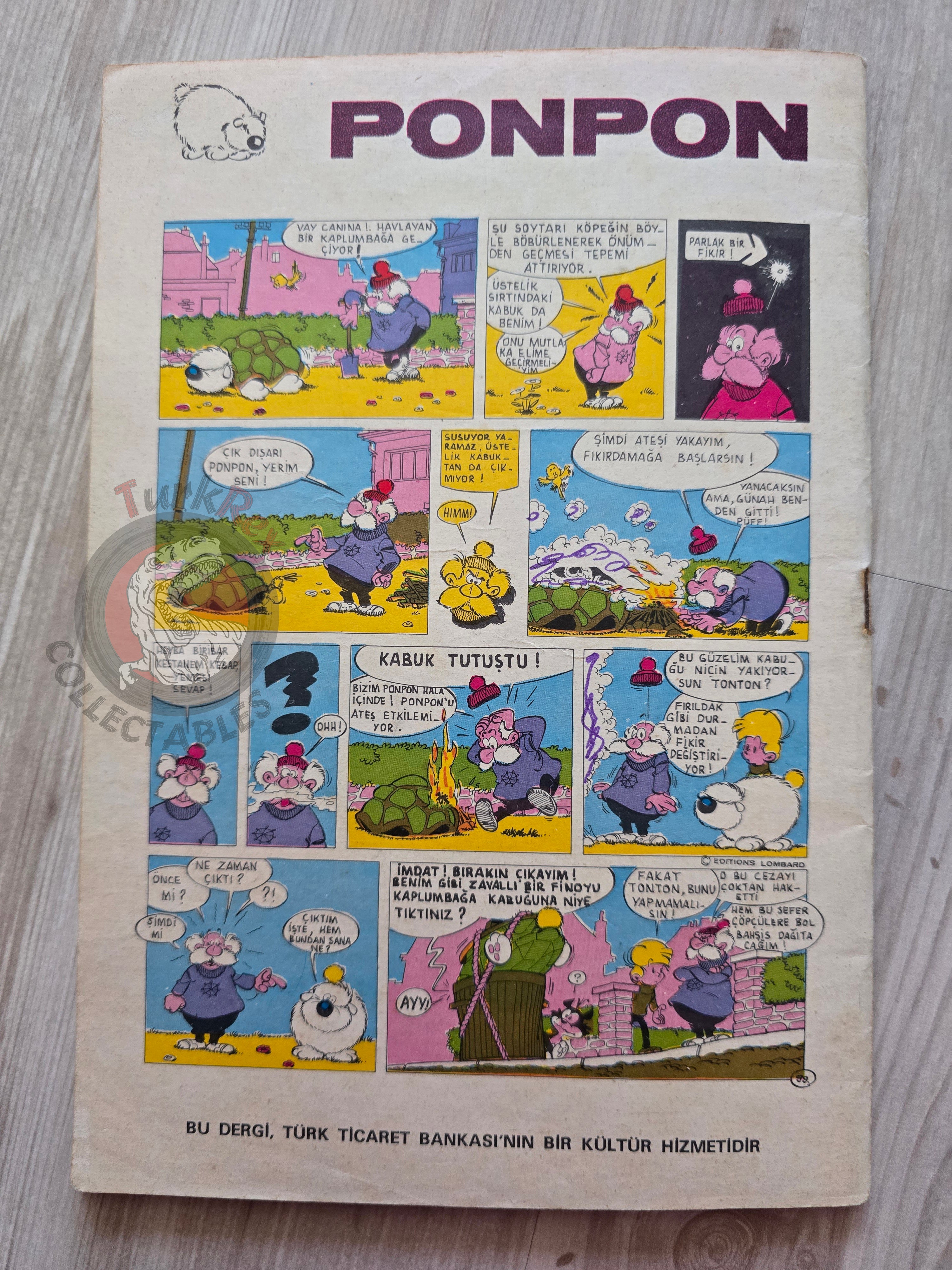 Çocuk Yuvası Magazine 1974 Sesame Street Dan Cooper Ric Hochet Turkish Comic Turkey