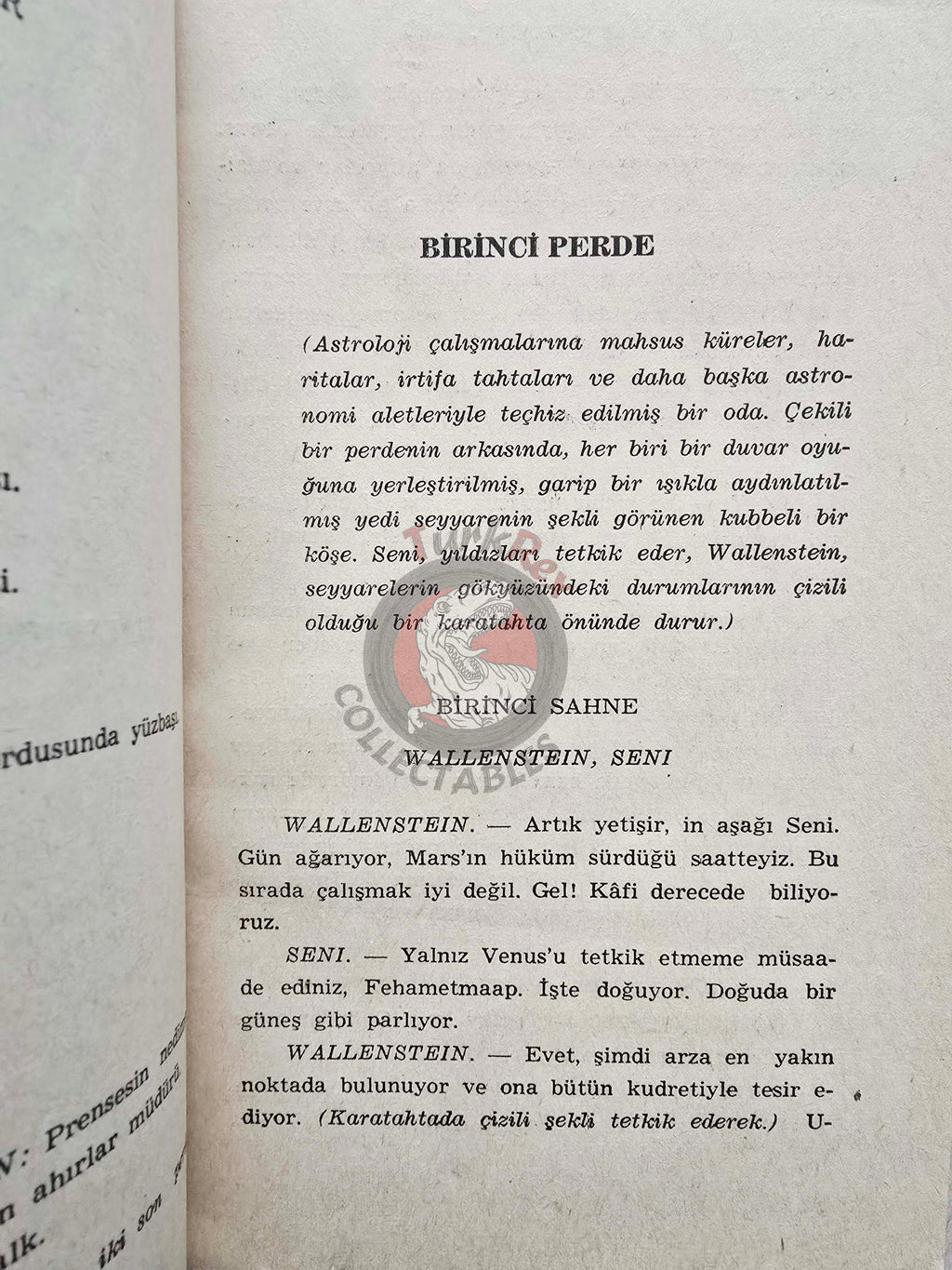 Friedrich Schiller – Wallenstein Trilogy 1946 1st Turkish Book Turkey