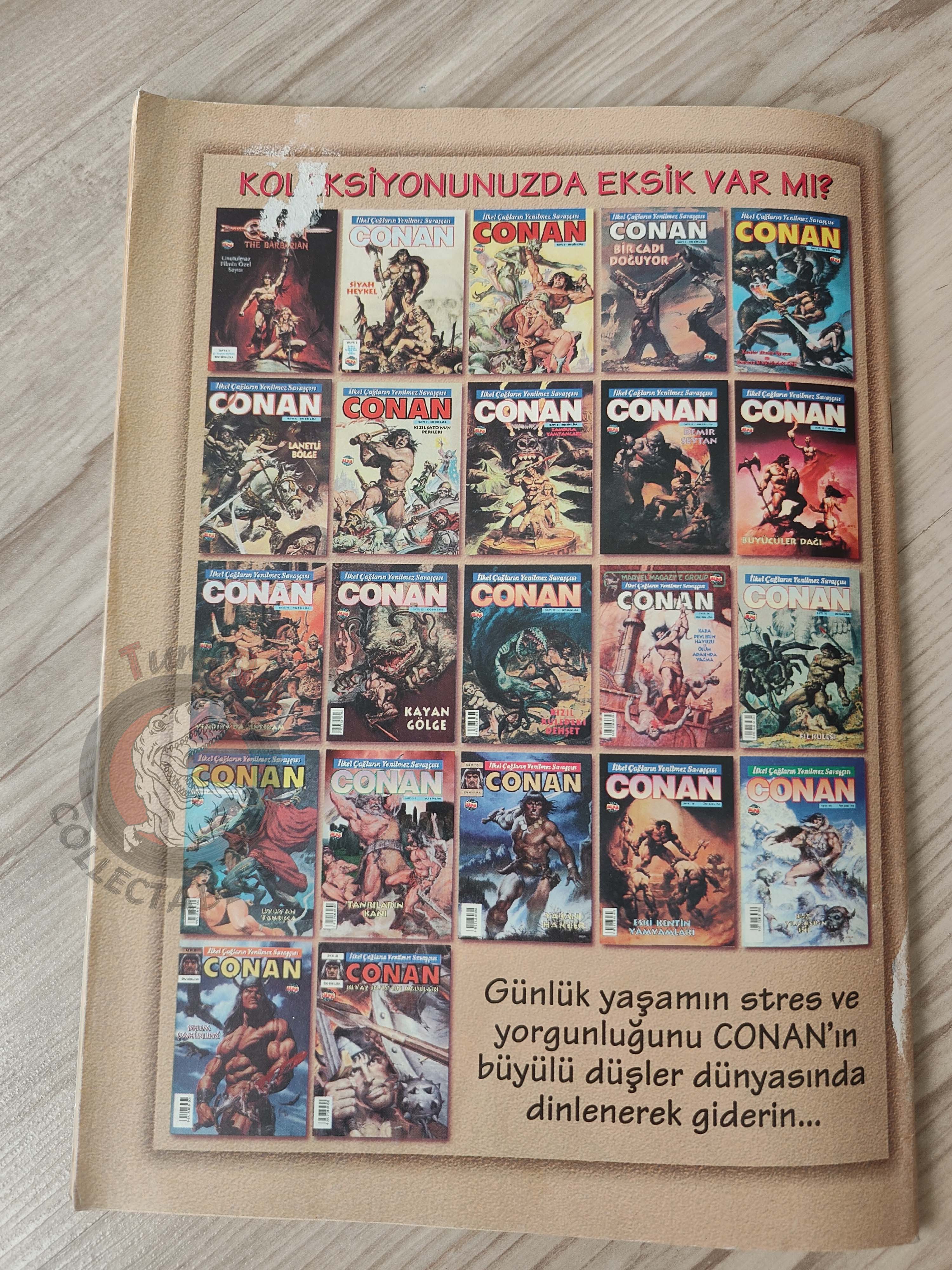 Conan The Barbarian #4 2001 Turkish Comic Turkey #69 #70 #71