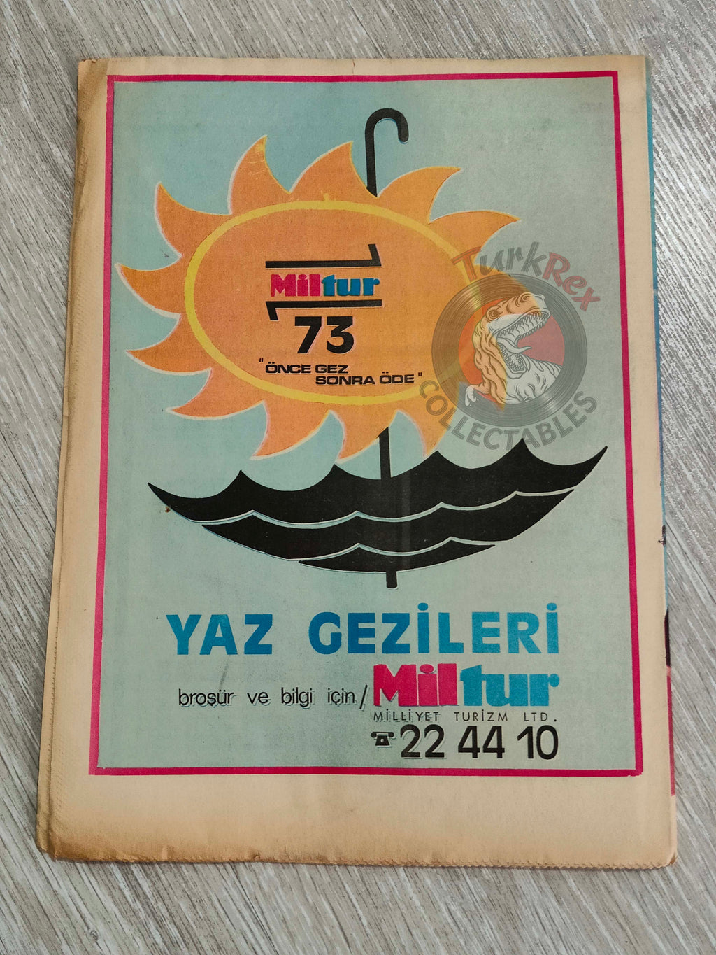 Milliyet Aktüalite 1973 Yasser Arafat PLO Zvi Zamir Turkish Mag Turkey Middle East Israel Palestine Cyprus