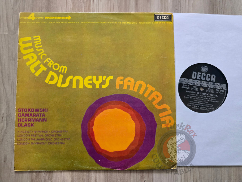Music From Walt Disney's Fantasia  Turkish Pressing Vinyl Turkey Edition