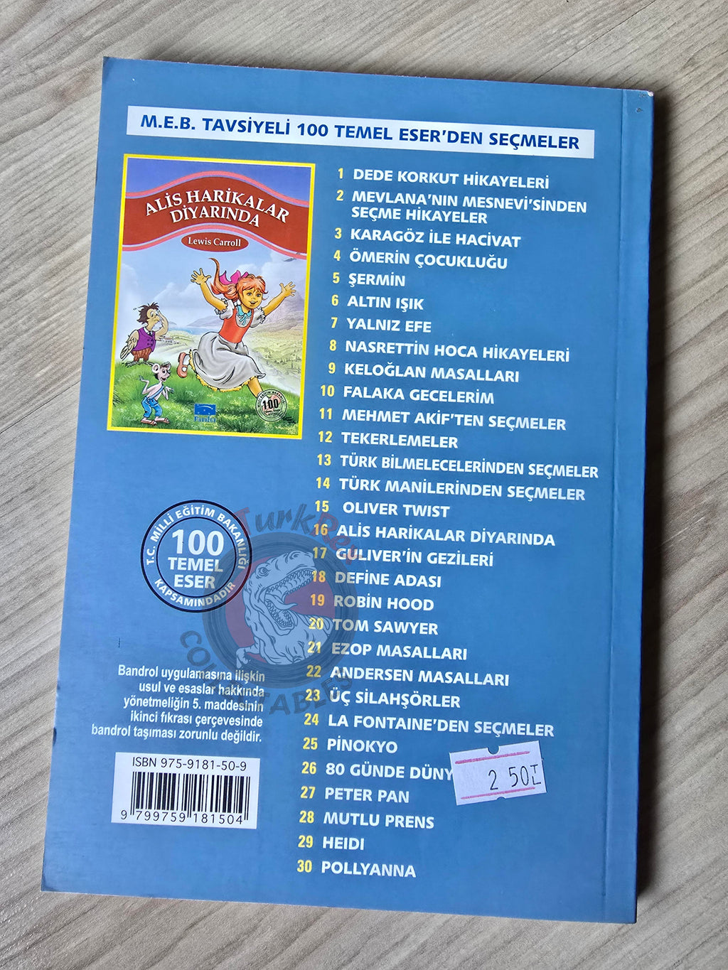 Lewis Carroll – Alice in Wonderland 2006 Turkish Book Turkey Illustrated