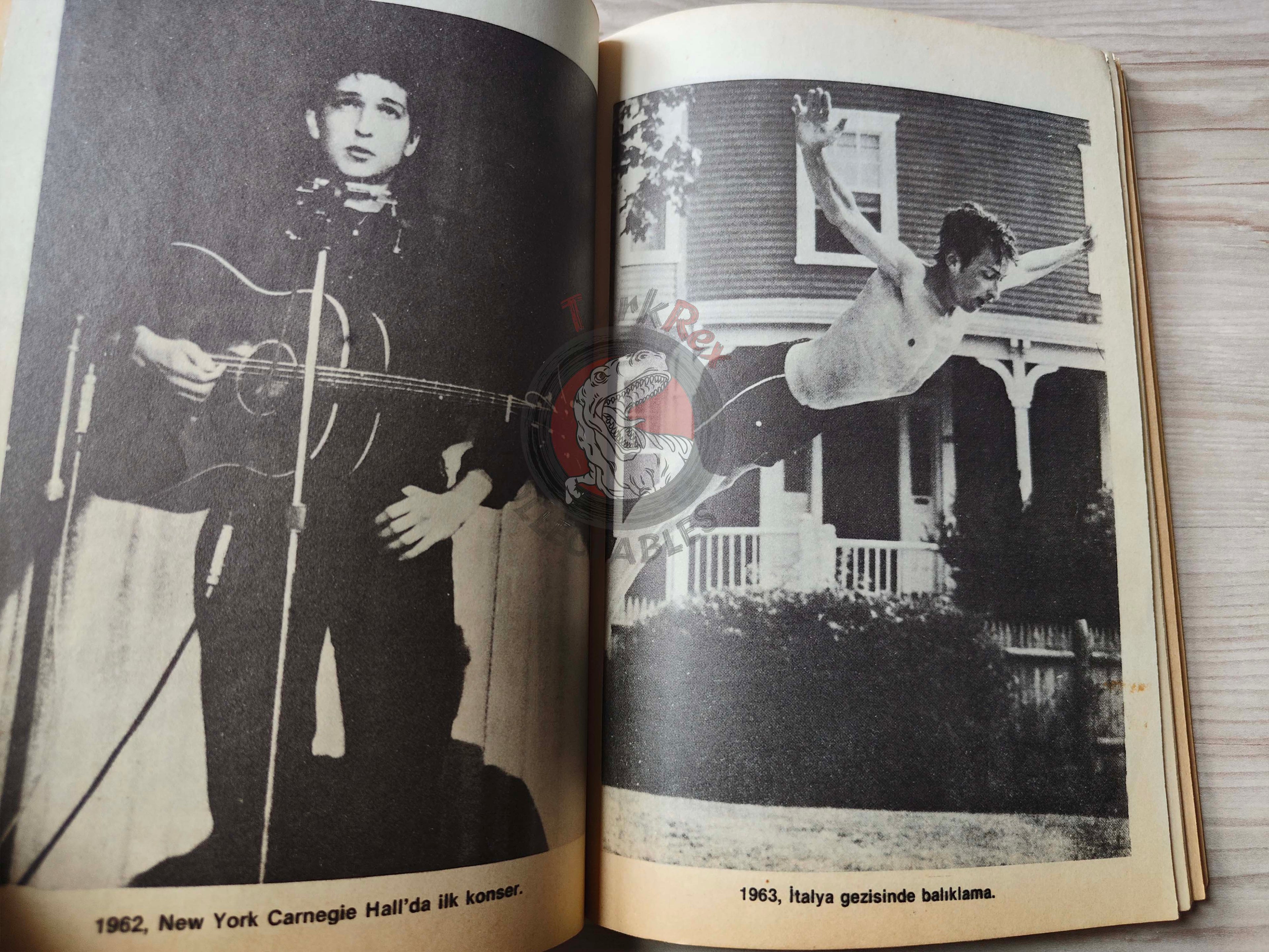 Bob Dylan Biography Book 1985 1st by Turkish Writer Book Turkey