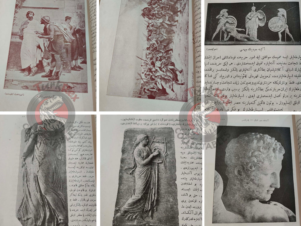 Ottoman 1912 Comprehensive World History Vol 2 Ancient Greece with Maps Ahmed Refik