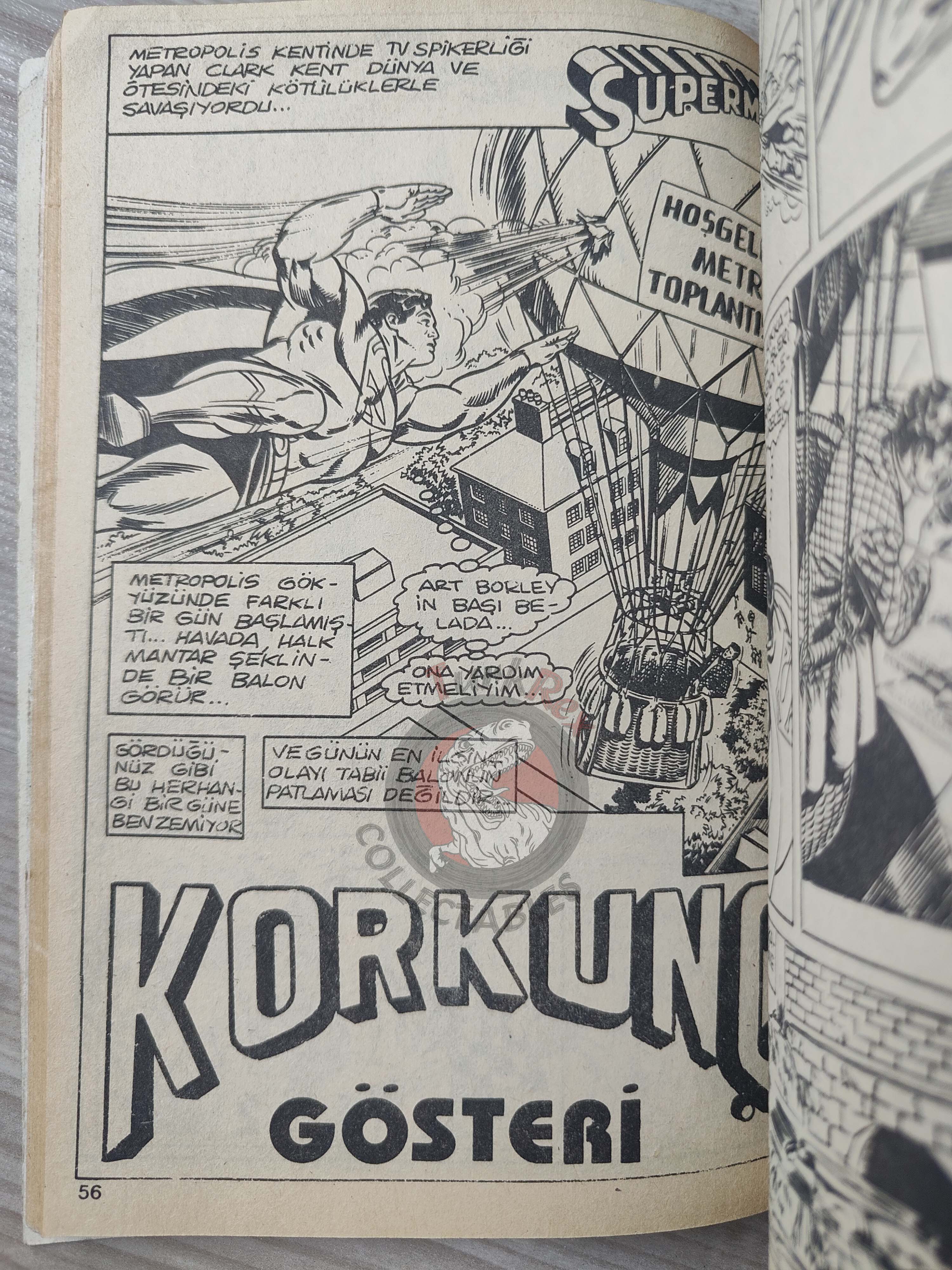 Superman Vol #18 1980s Turkish Comic Turkey #350 #351 #285 Action Comics #510 #512