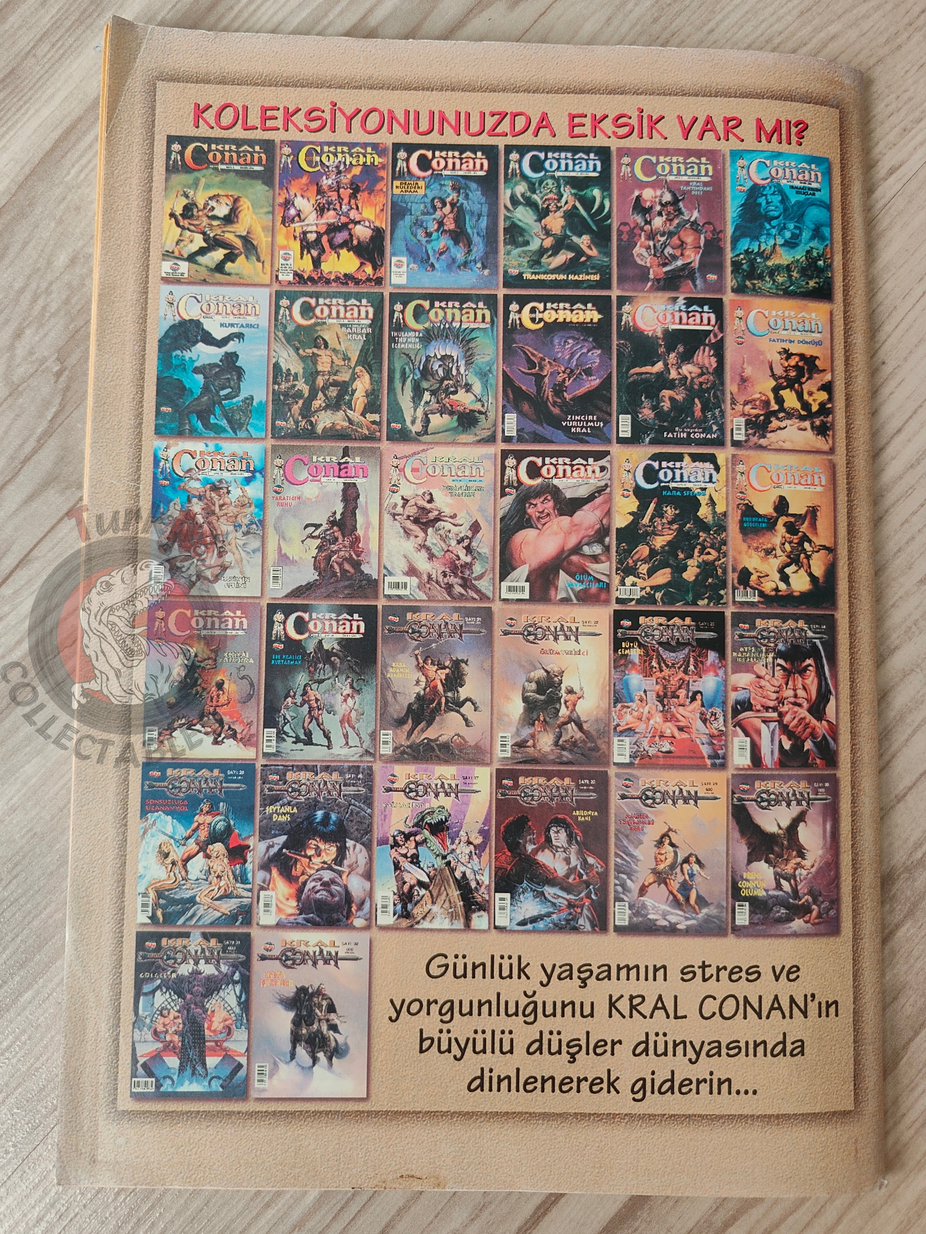 Conan The Barbarian #1 2001 Turkish Comic Turkey #57 #58 #59 #60