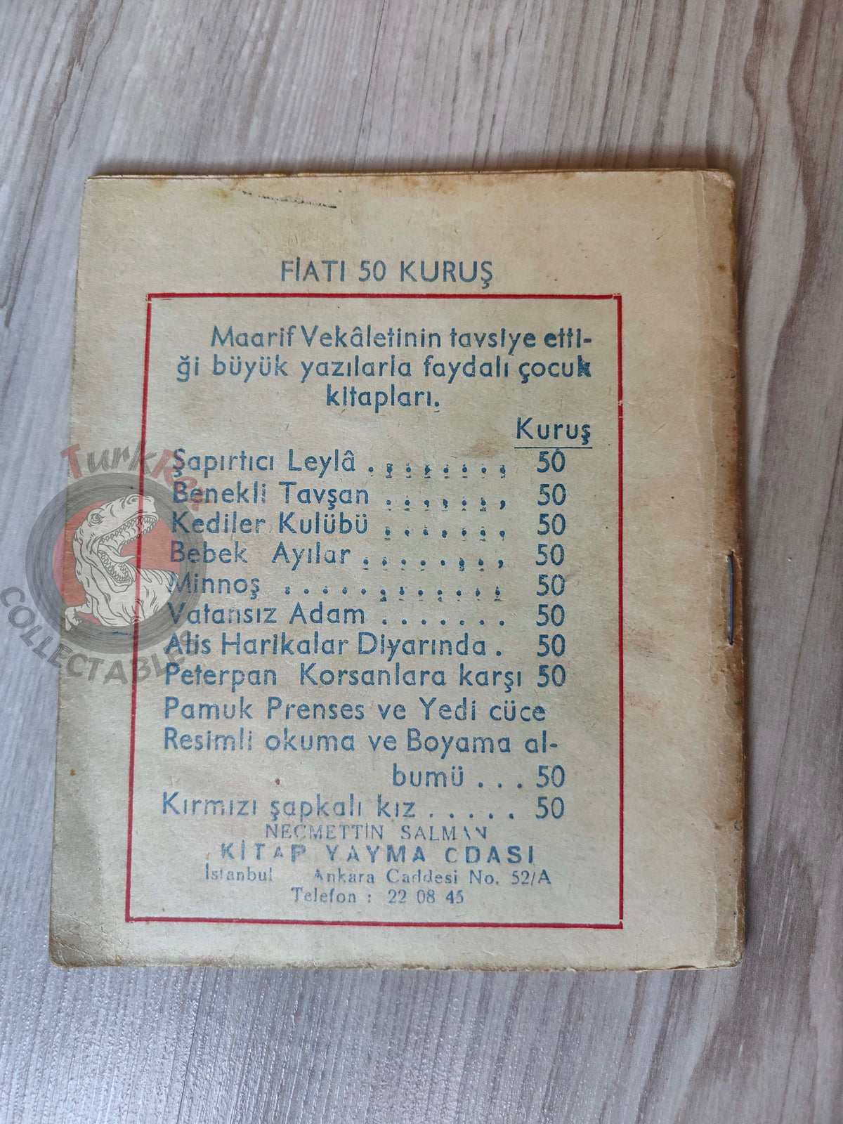 J. M. Barrie – Peter Pan 1961 Turkish Book Turkey Illustrated