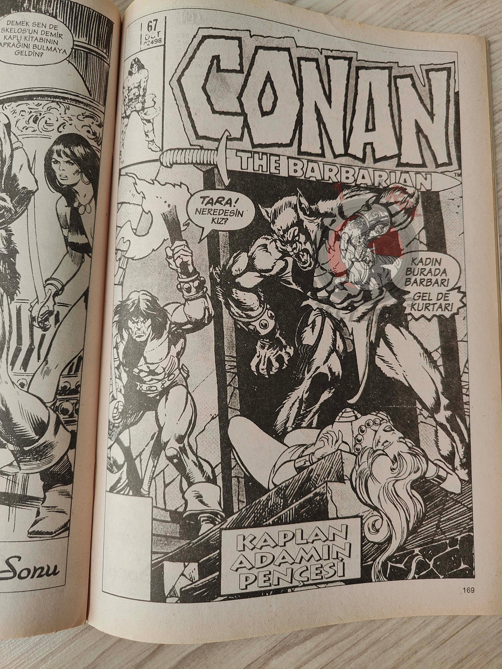 Conan The Barbarian #3 2001 Turkish Comic Turkey #65 #66 #67 #68