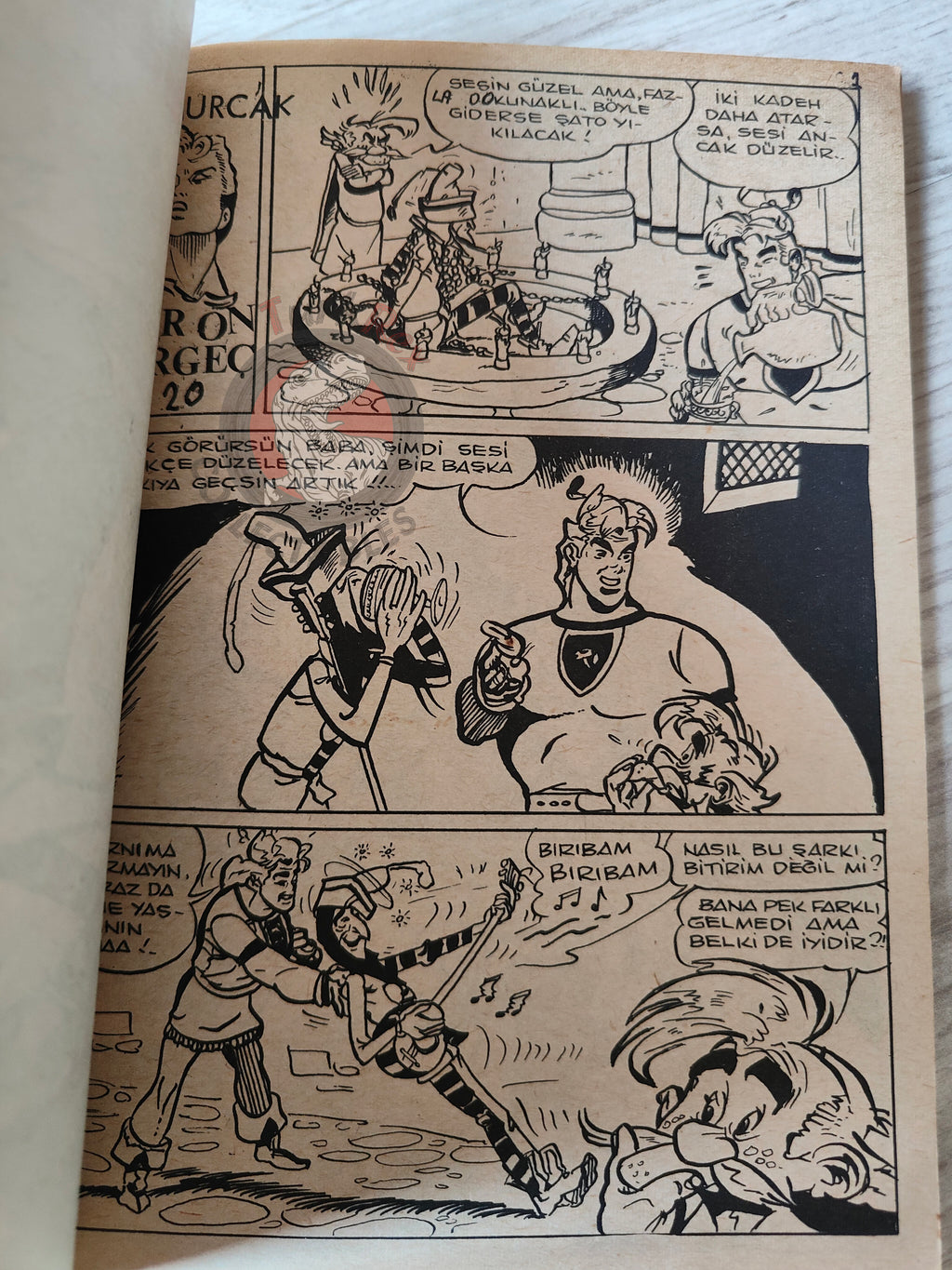 Belloy - Le Baron Maudit 1970 Turkish Comic Turkey Uderzo Yumurcak Mag #7