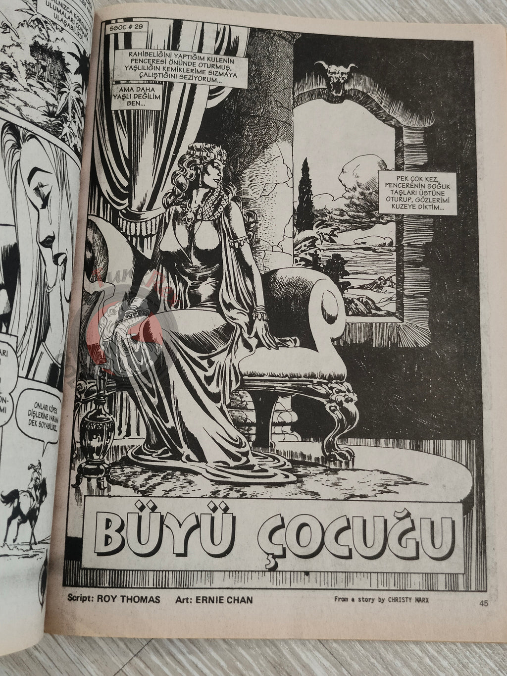 Conan #16 The Savage Sword of Conan #25 #29 Turkish Comic Turkey