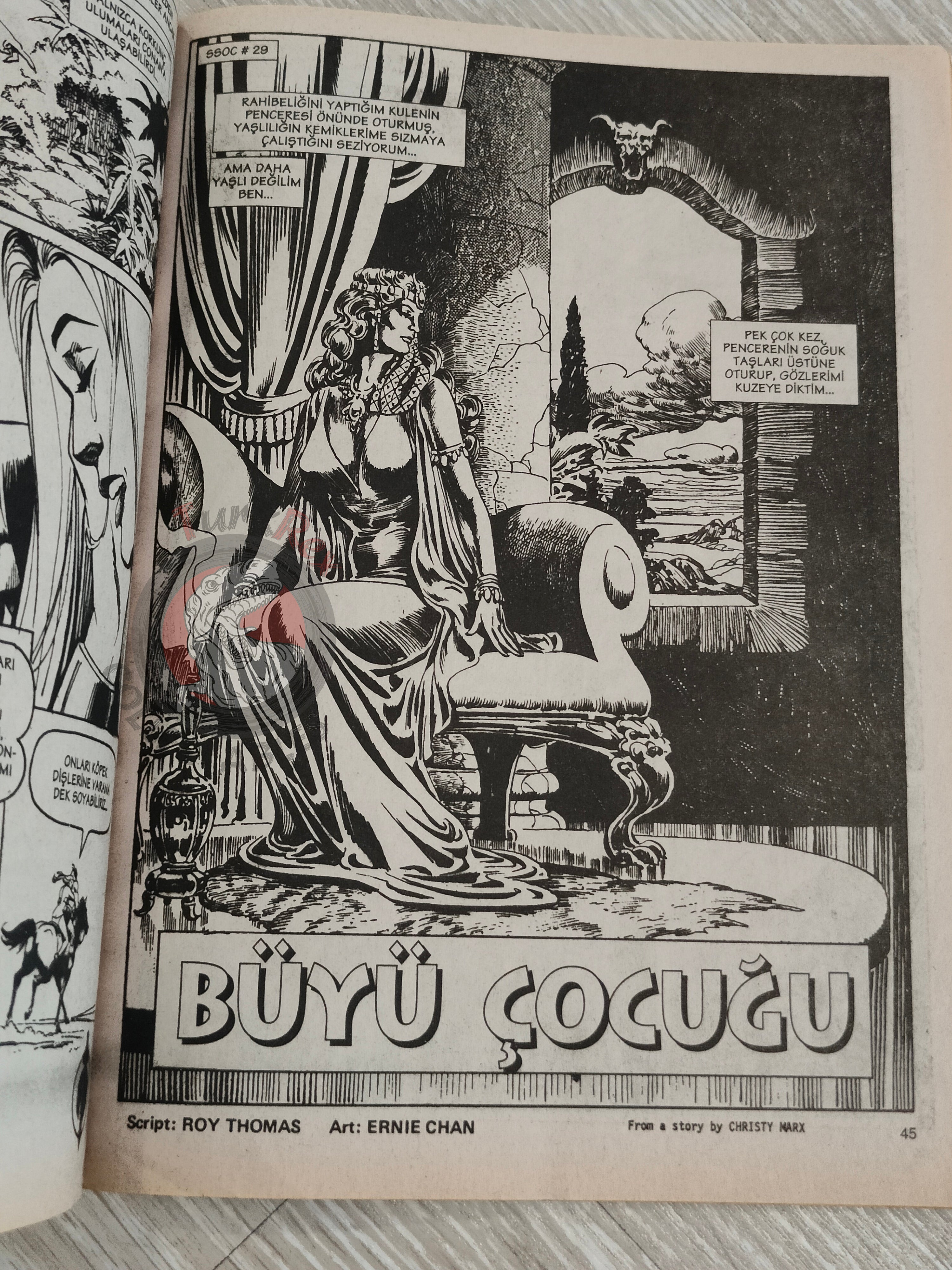 Conan #16 The Savage Sword of Conan #25 #29 Turkish Comic Turkey